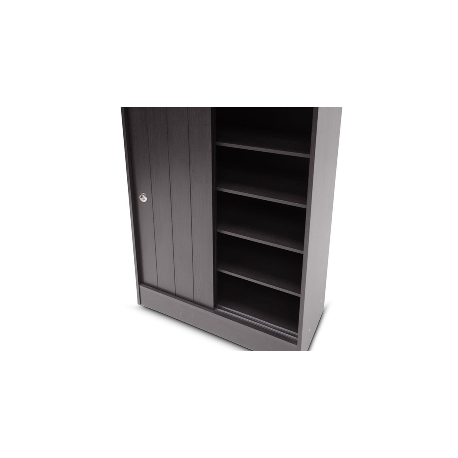 Baxton Studio Shoe Cabinet in Espresso
