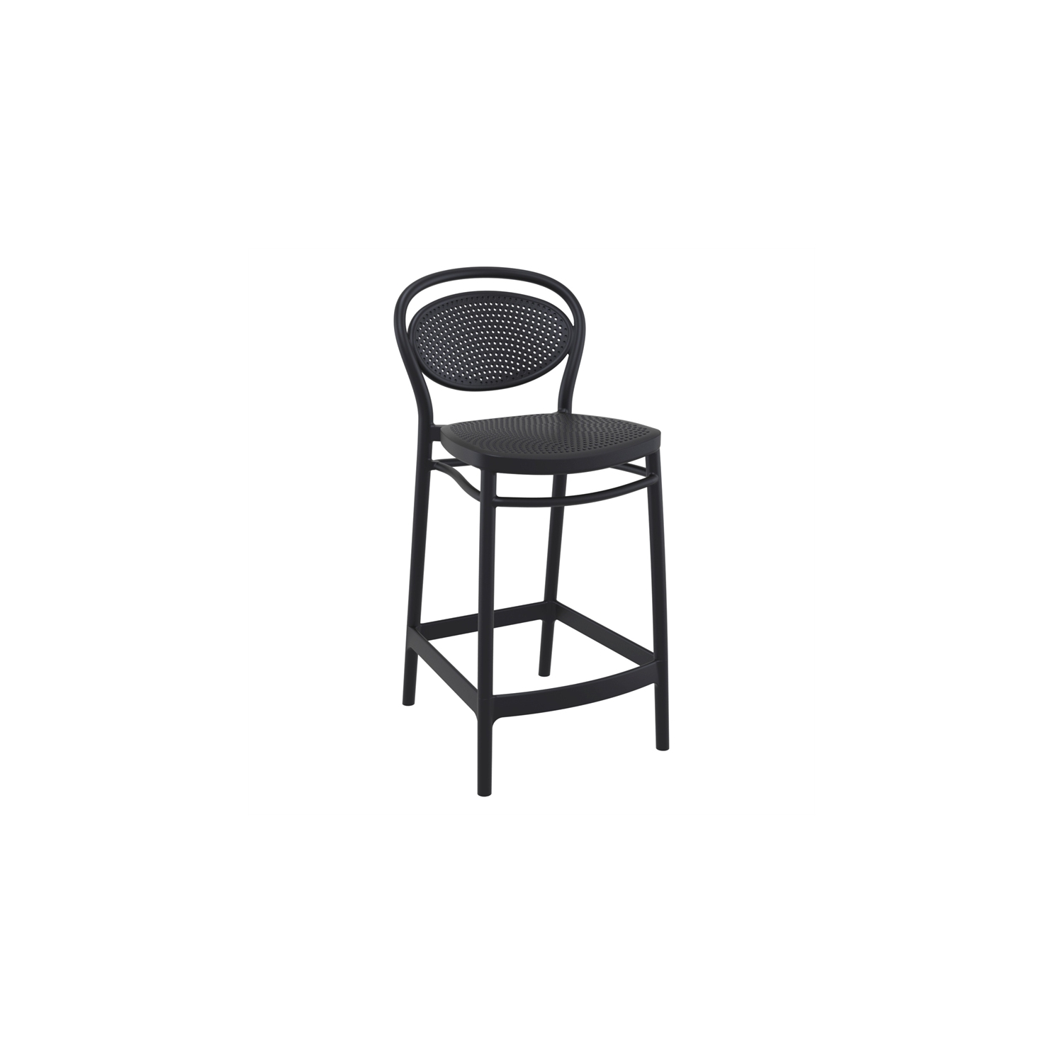 Compamia Marcel Indoor Outdoor Counter Stool Black