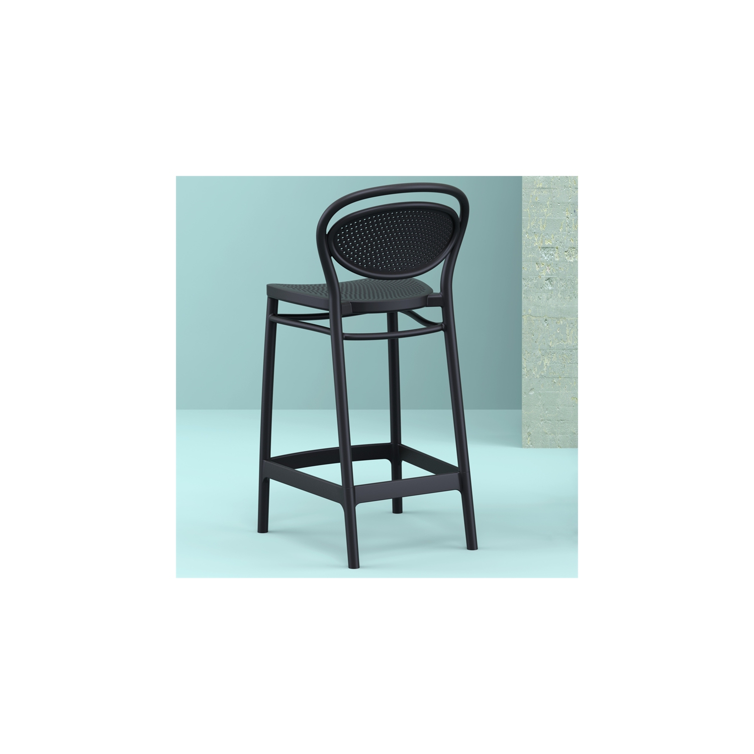 Compamia Marcel Indoor Outdoor Counter Stool Black