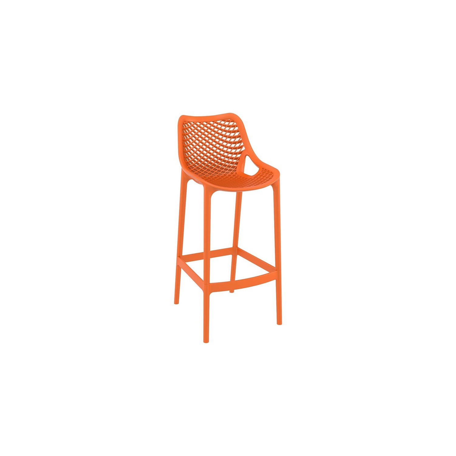 Compamia Air Patio Bar Stool in Orange