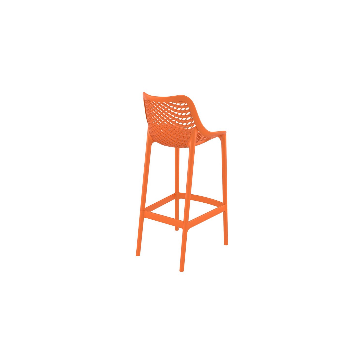 Compamia Air Patio Bar Stool in Orange