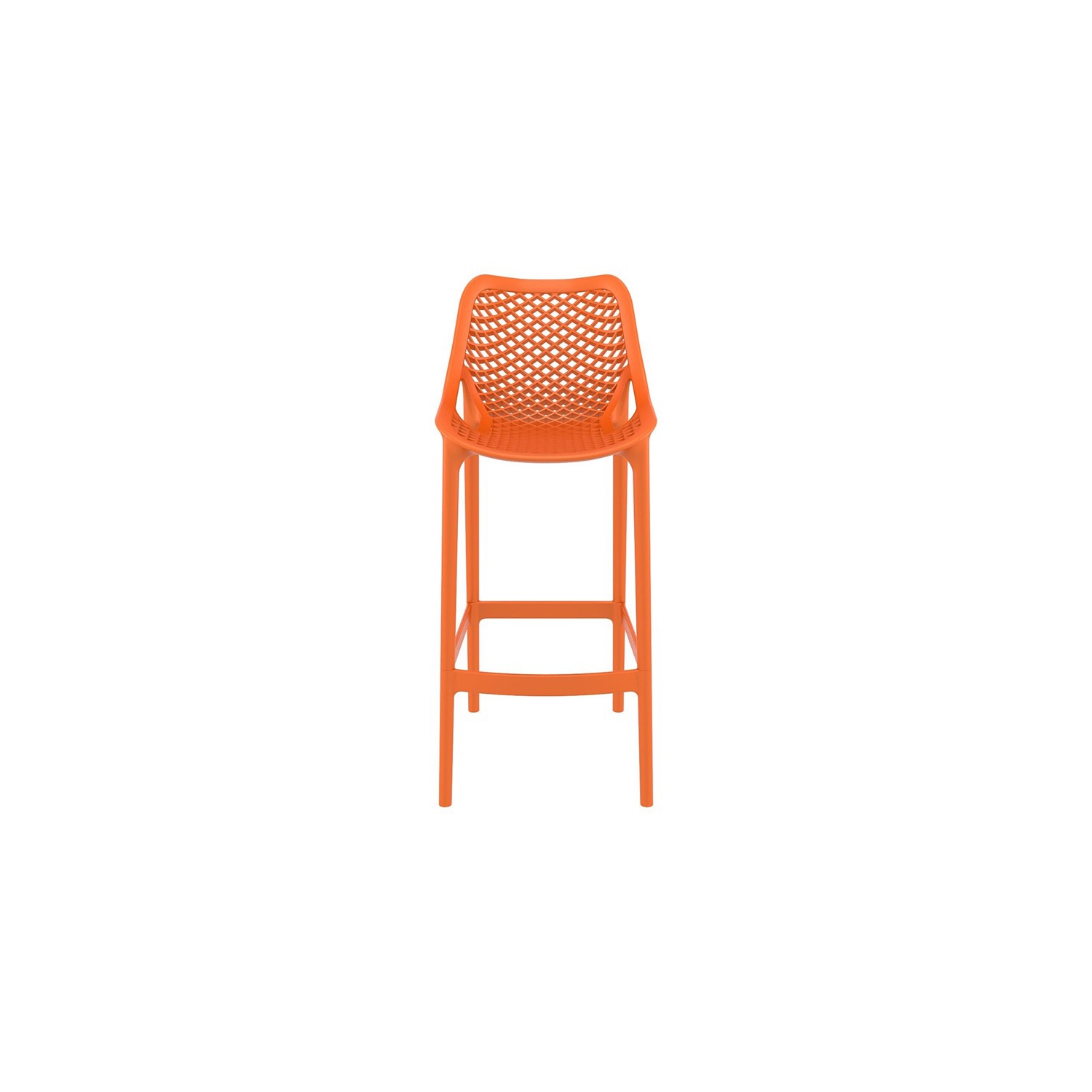 Compamia Air Patio Bar Stool in Orange