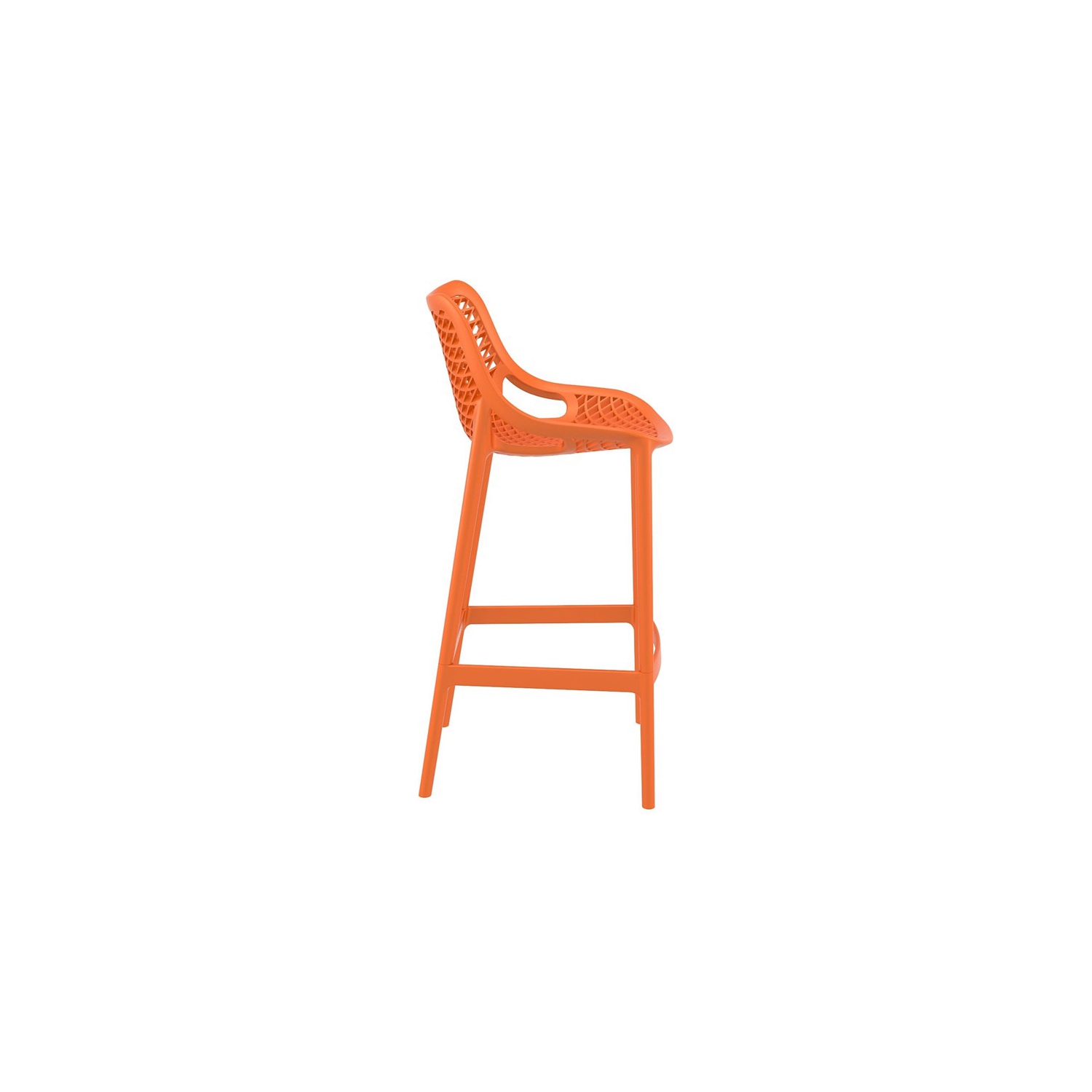 Compamia Air Patio Bar Stool in Orange