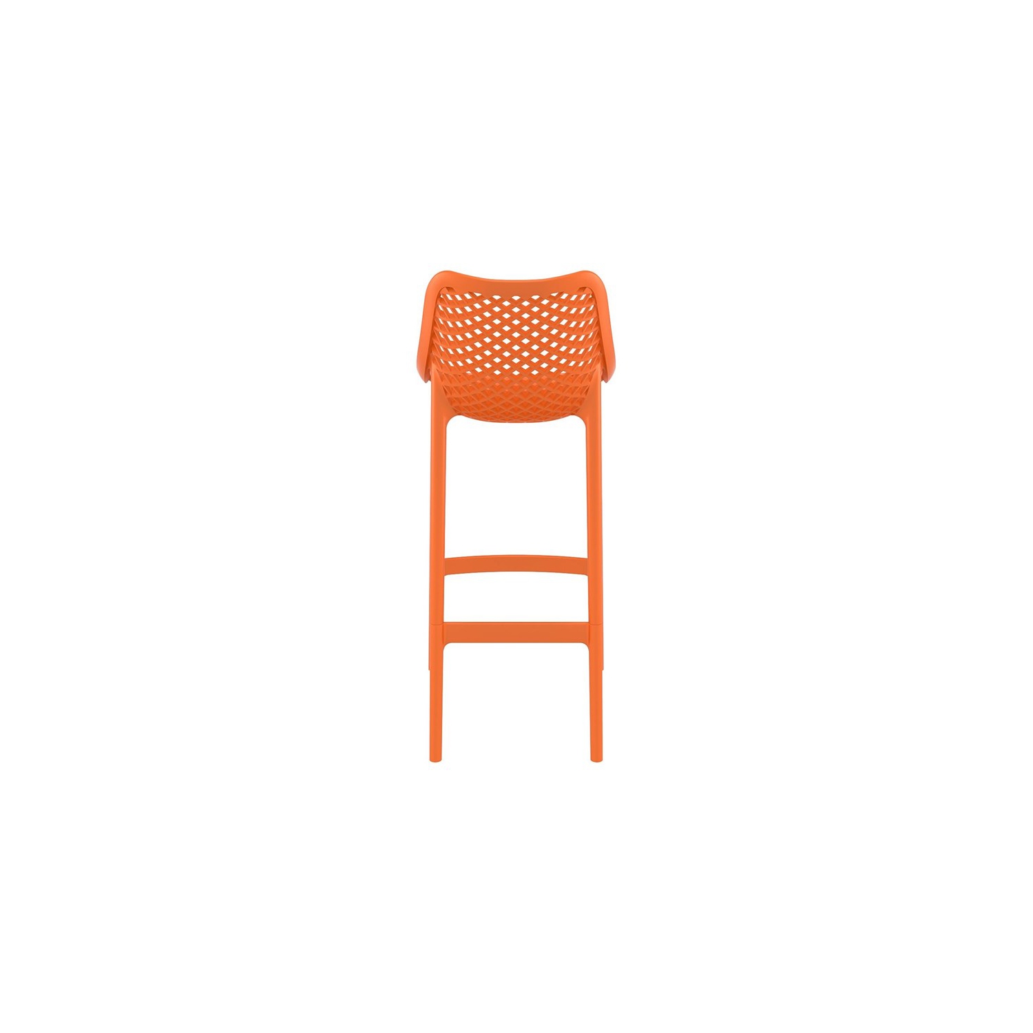 Compamia Air Patio Bar Stool in Orange
