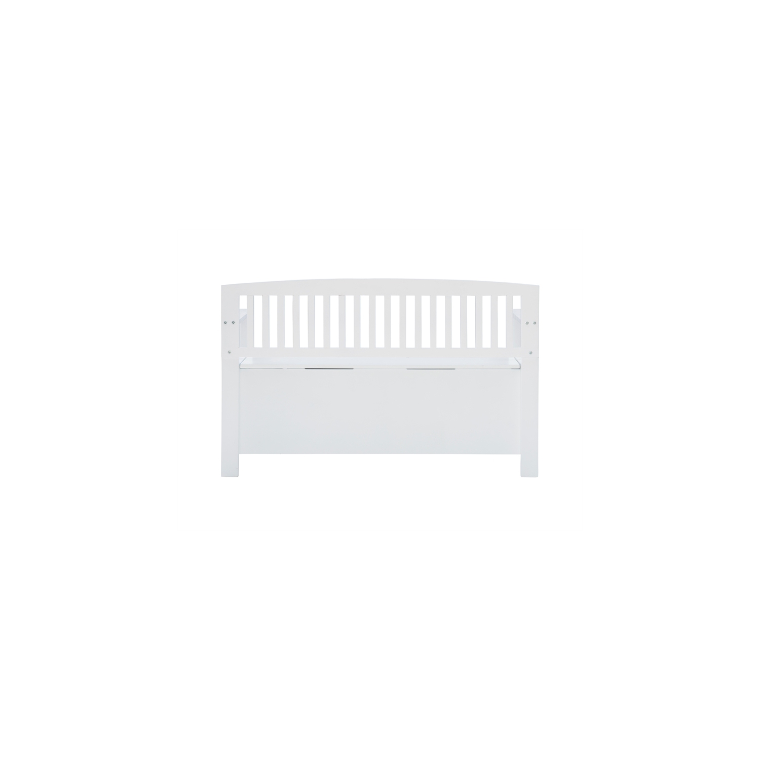 Banc de rangement en bois Linon Cynthia, blanc