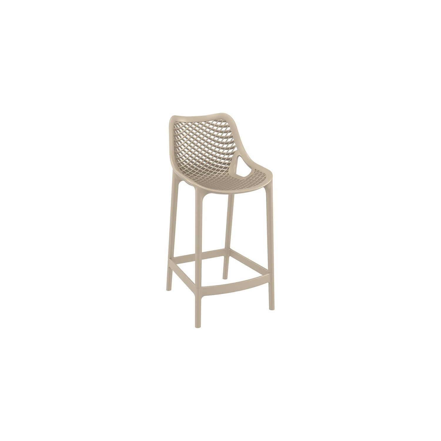 Compamia Air Patio Counter Stool in Taupe