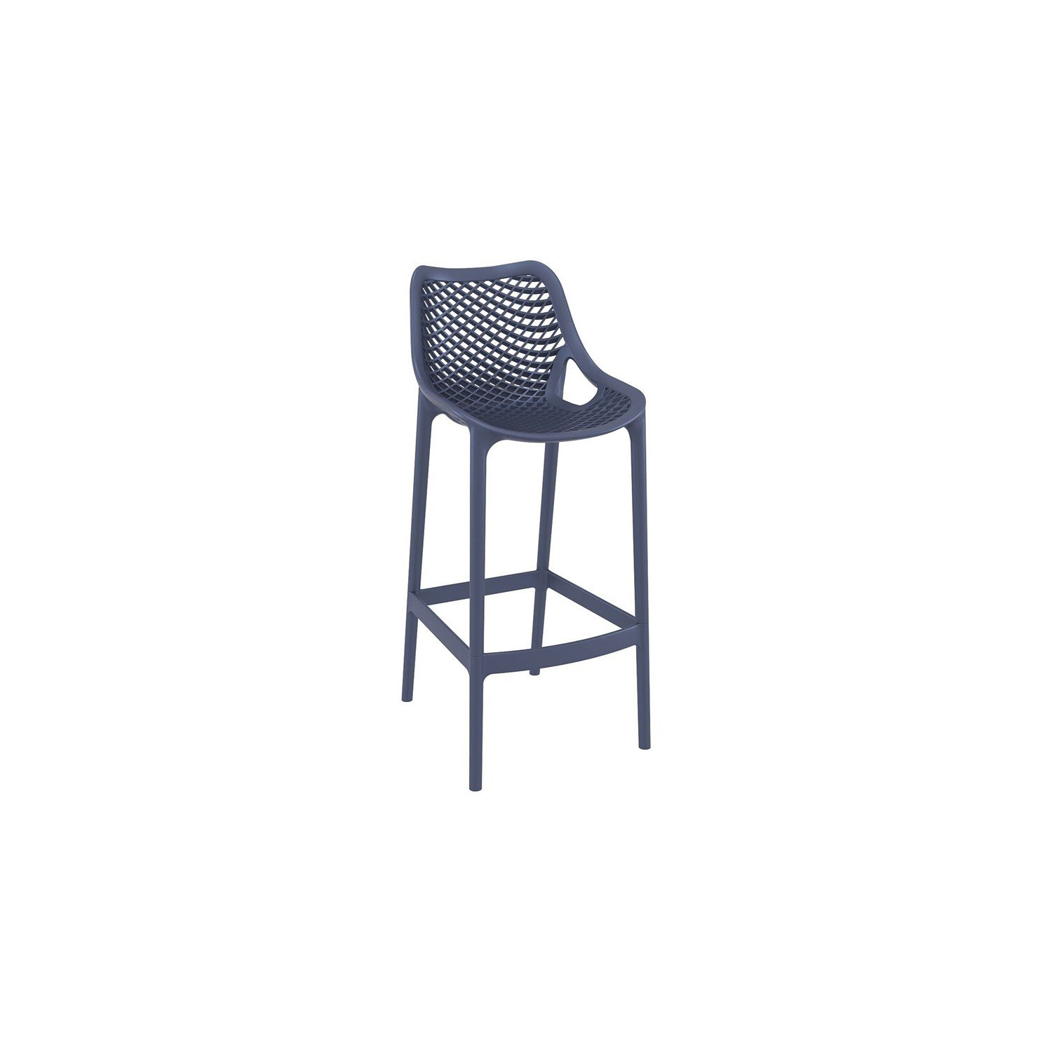 Compamia Air Patio Bar Stool in Dark Gray