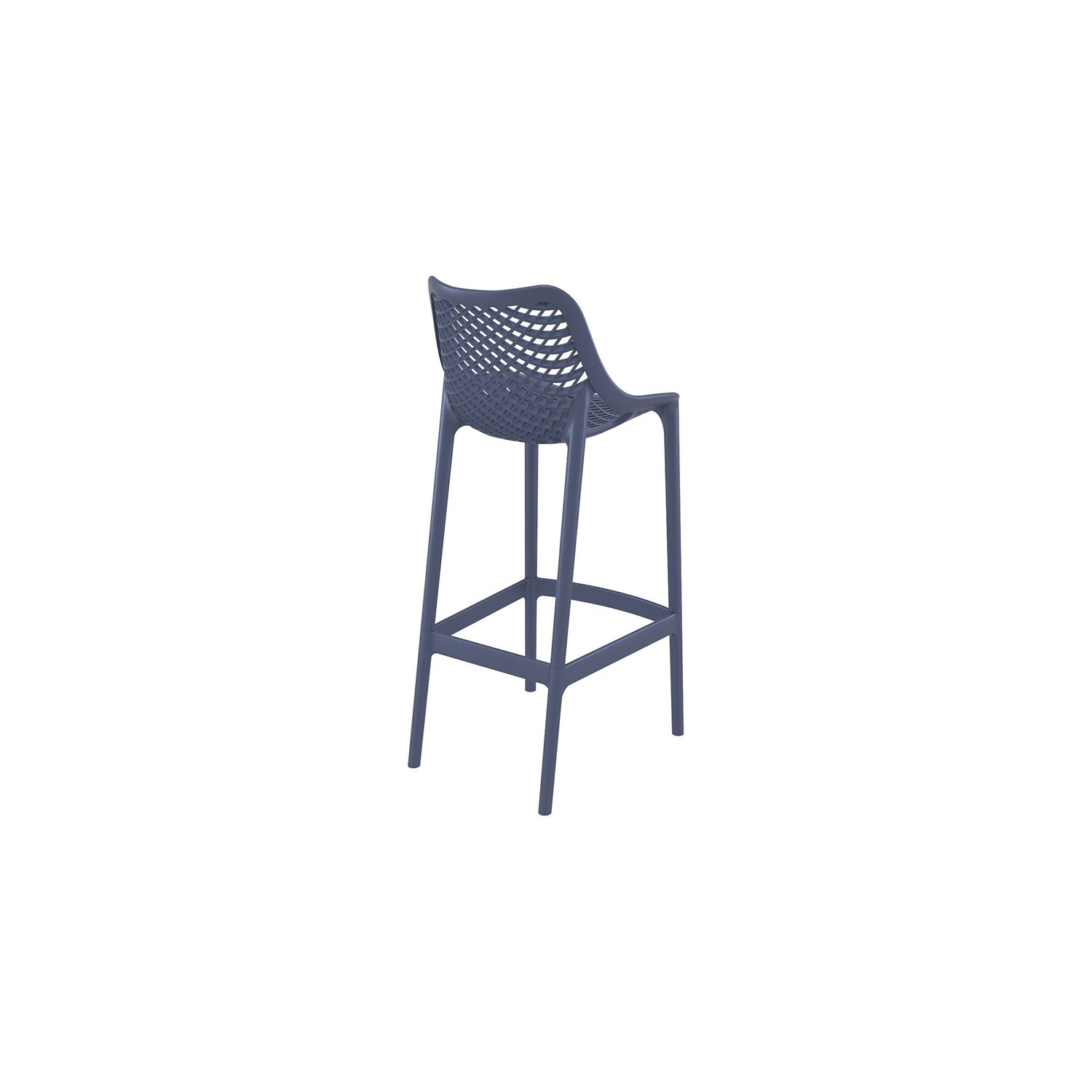 Compamia Air Patio Bar Stool in Dark Gray