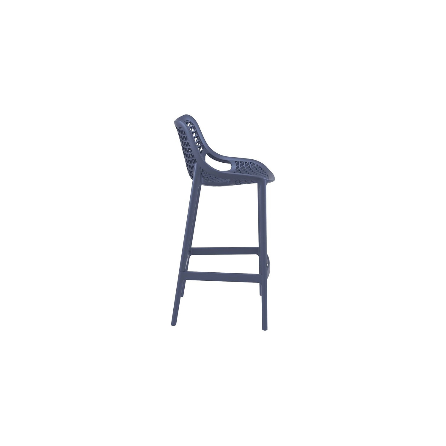 Compamia Air Patio Bar Stool in Dark Gray