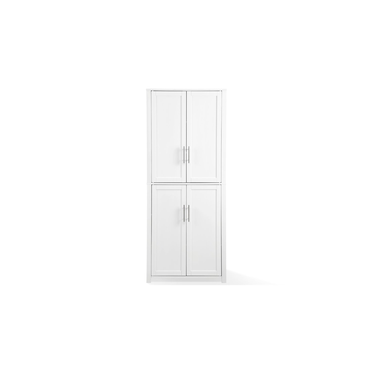 Crosley Savannah Tall Wooden Shaker Pantry in White
