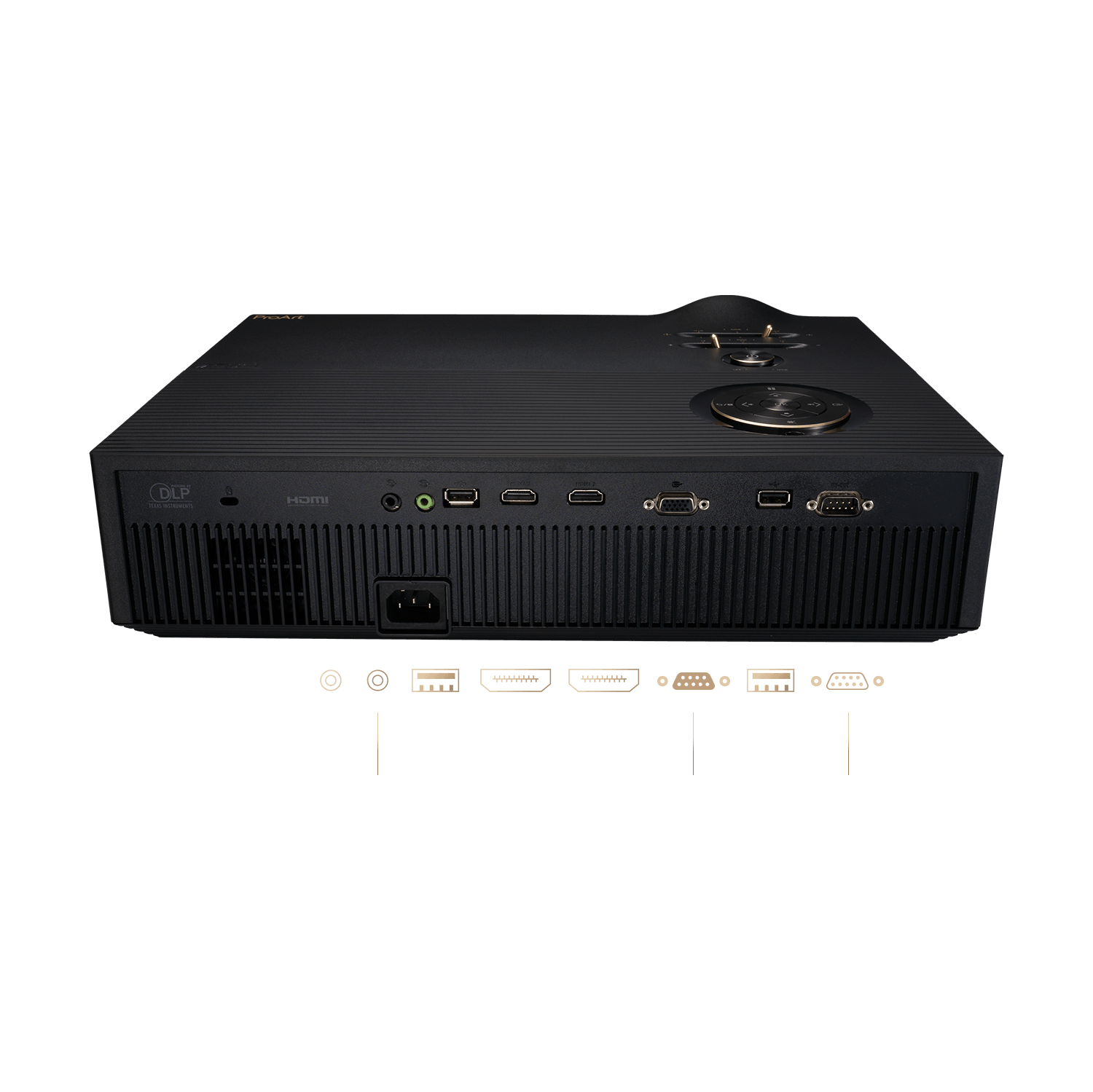 Asus LED Professional 3000 Lumen FHD DLP Projector - Black