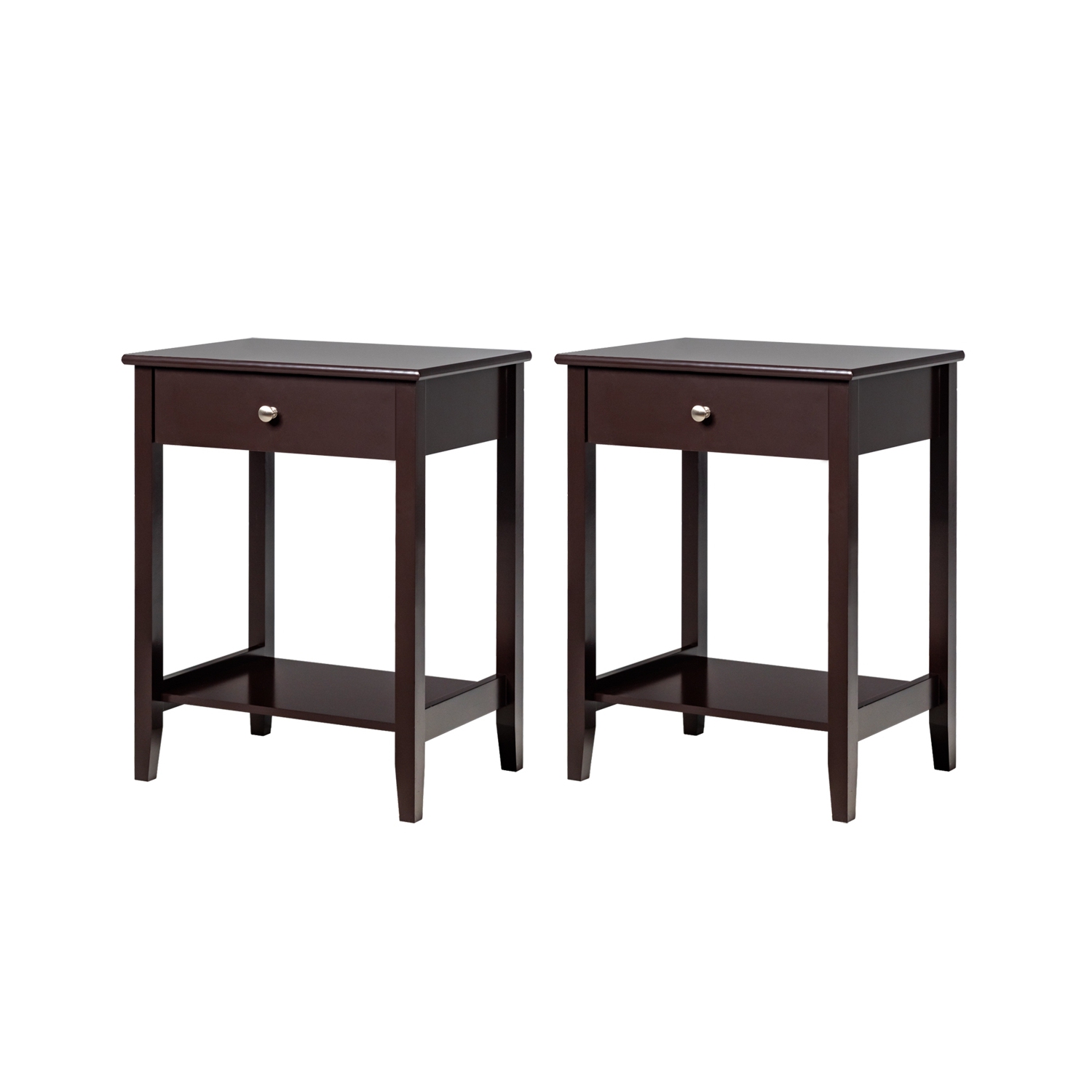 2-Piece Wooden Sofa Tables for Bedside or Living Room Use