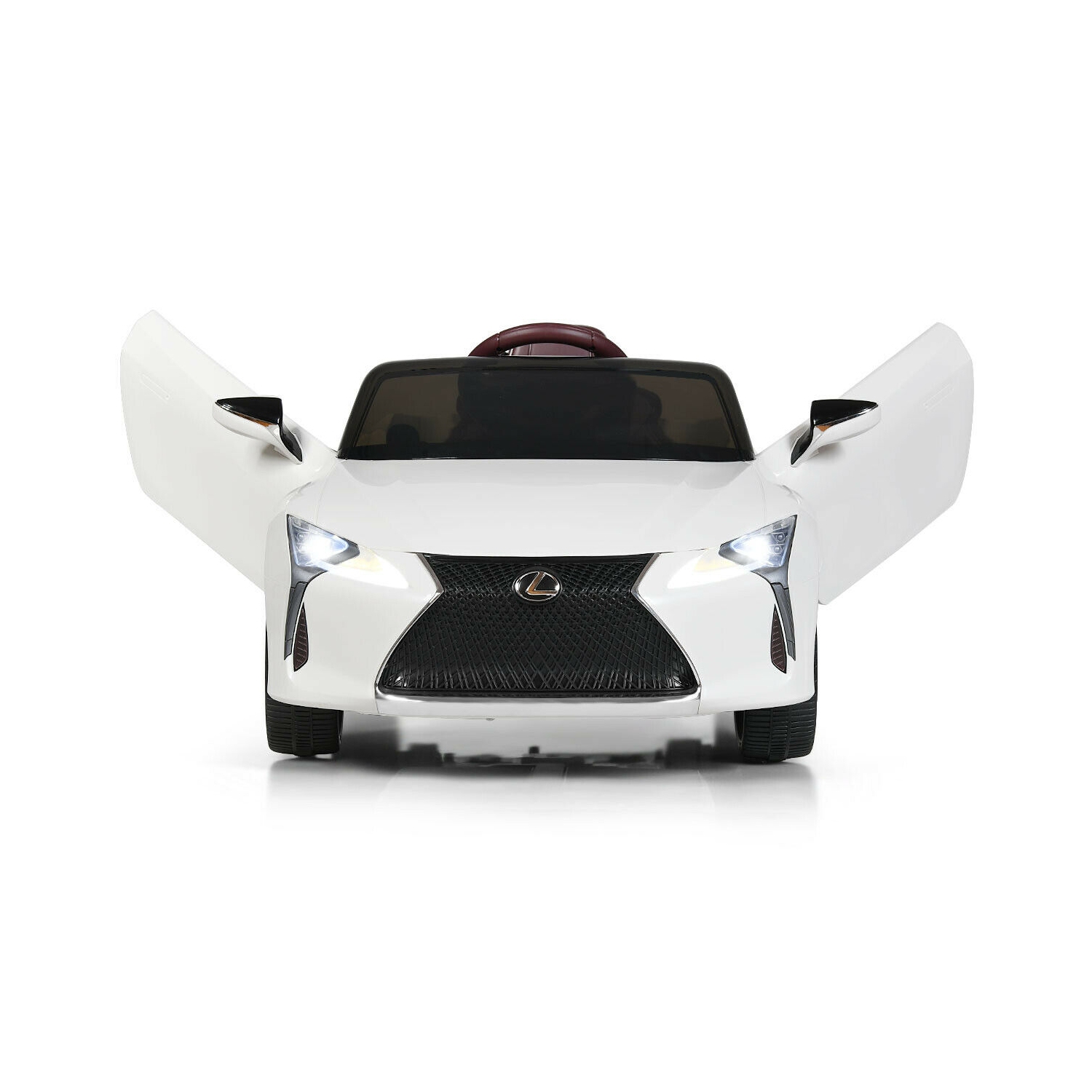 Lexus LC500 Licensed Kids 12V Ride Remote Control Electric Vehicle-White