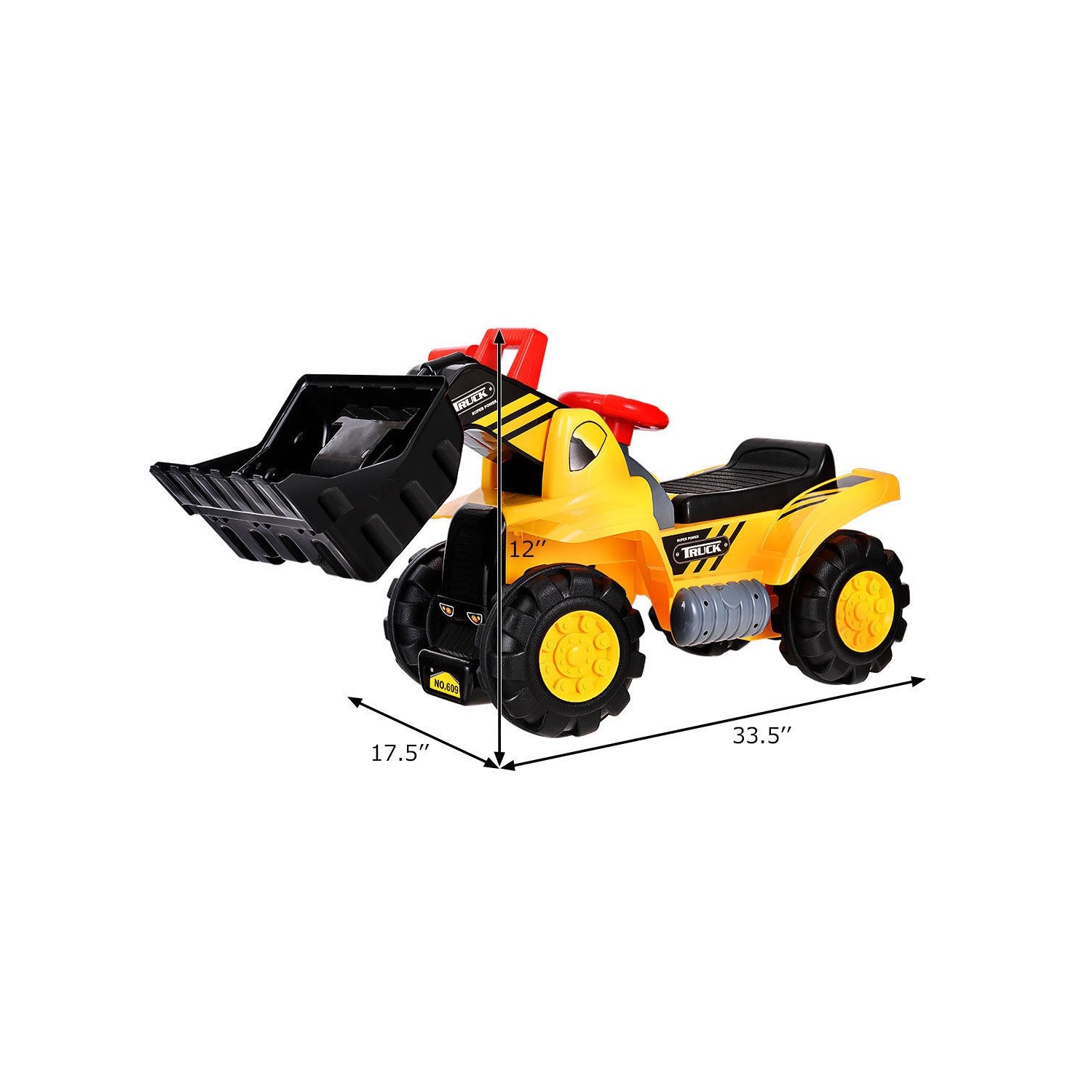 Kids Toddler Ride On Truck Excavator Digger