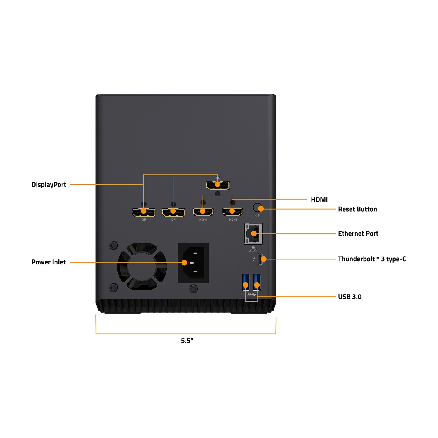 GIGABYTE AORUS GeForce RTX 3080 GAMING BOX, LHR GV-N3080IXEB-10GD