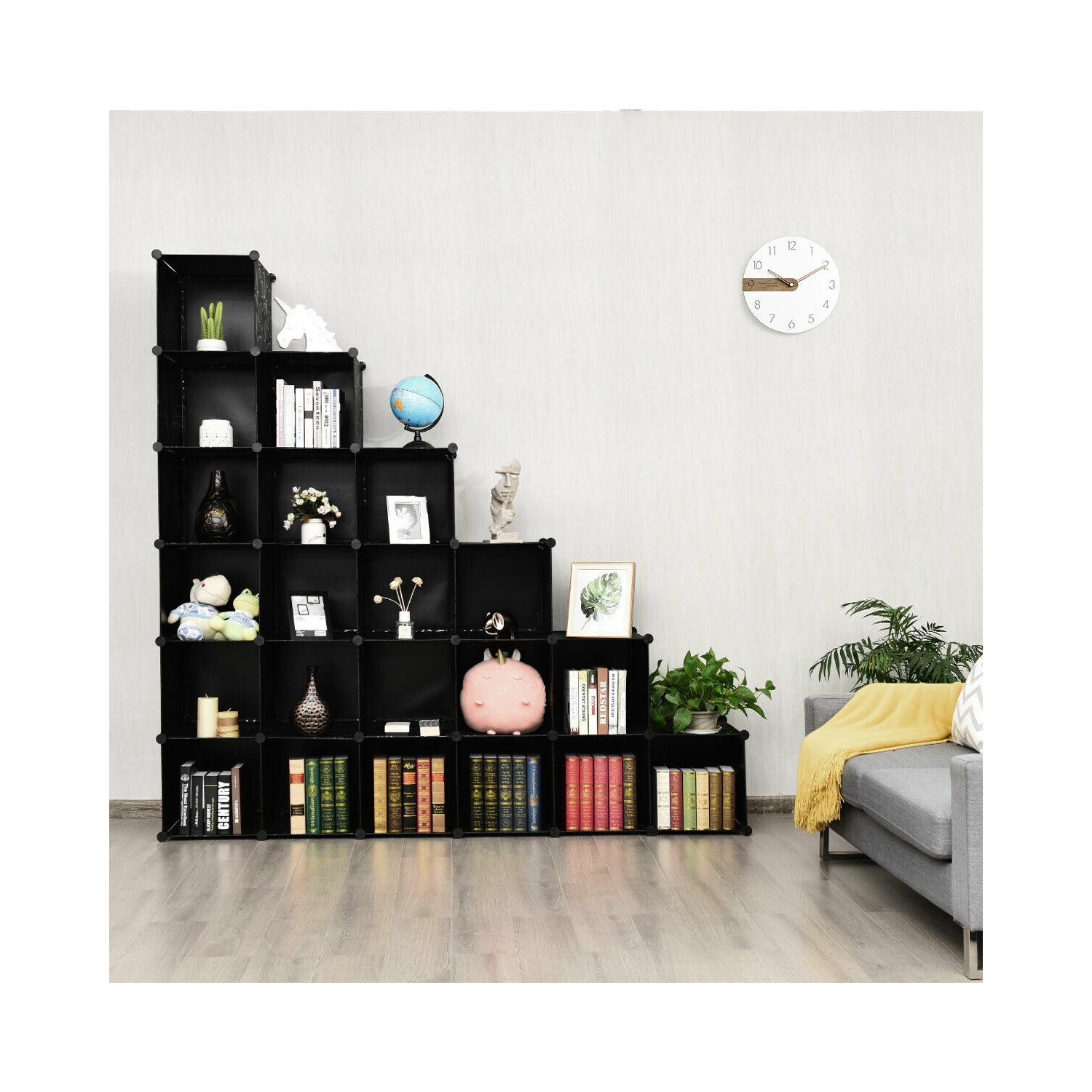 20-Cube DIY Cube Storage Organizer Cube Closet Storage Shelves