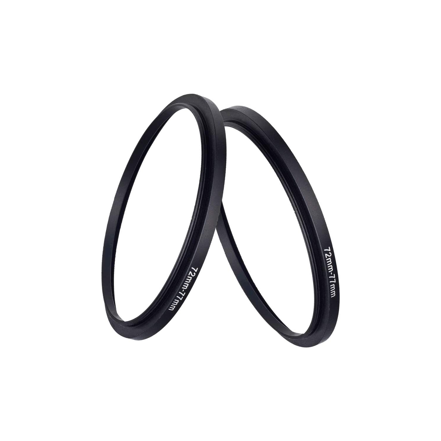 72mm-77mm Step Up Ring(72mm Lens to 77mm Filter, Hood,Lens Converter and Other Accessories), Fire Rock 72-77 Aerometal Camera Lens Filter Adapter