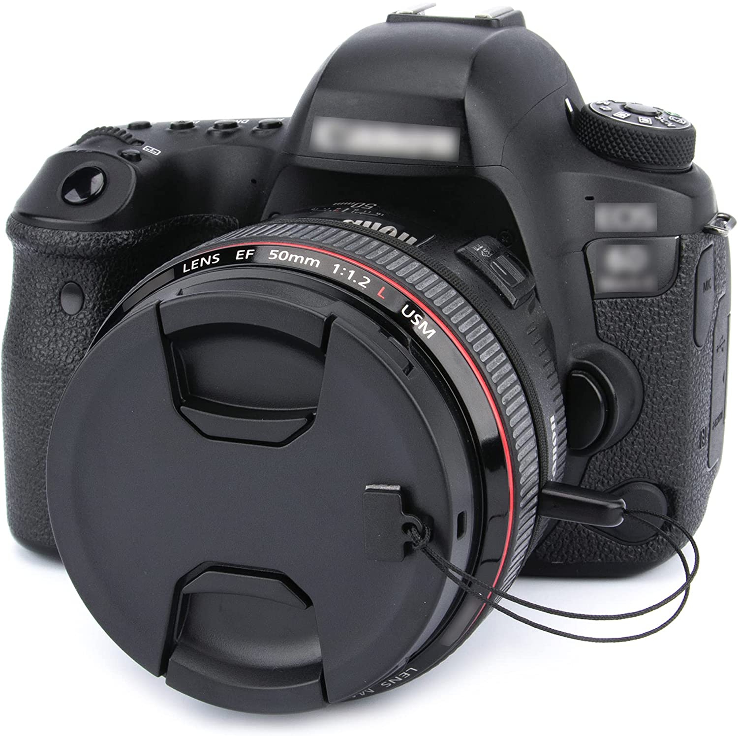 2 Pack 72mm Front Lens Cap Cover with Deluxe Cap Keeper for Canon EF 35mm f1.4L, Nikon Z 24-70mm f4 S, Fujifilm XF 16-80mm f4, Sigma 18-35mm f1.8L