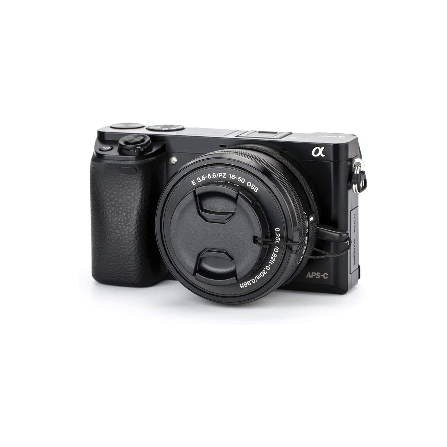 40.5mm Front Lens Cap Cover with Cap Keeper for Sony ZV-E10 A6400 A6300 A6100 A6000 A6500 A5100 A5000 A7C with Sony E 16-50mm or FE 28-60mm Kit Lens