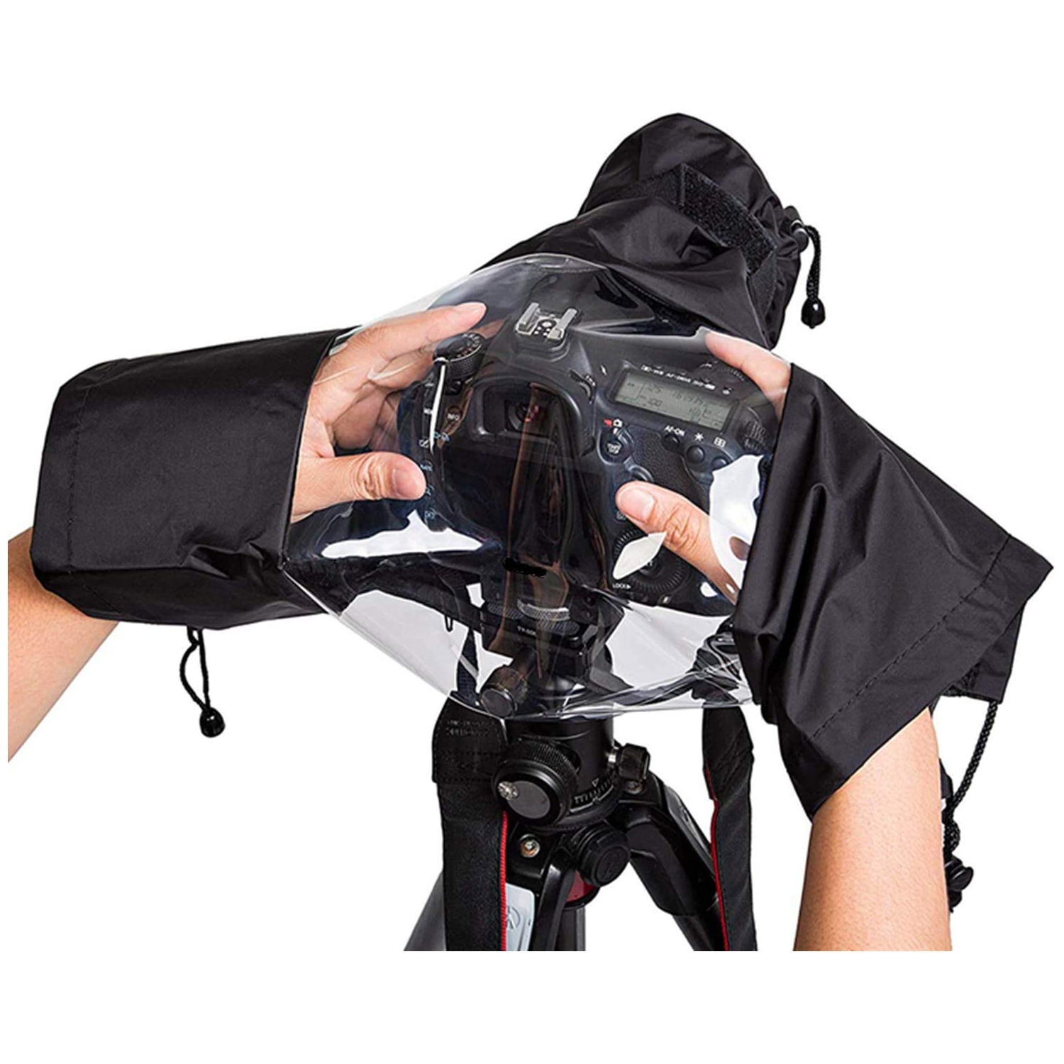 Waterproof Camera Rain Cover Professional Soft Black Camera Rain Covers for All DSLR SLR Cameras