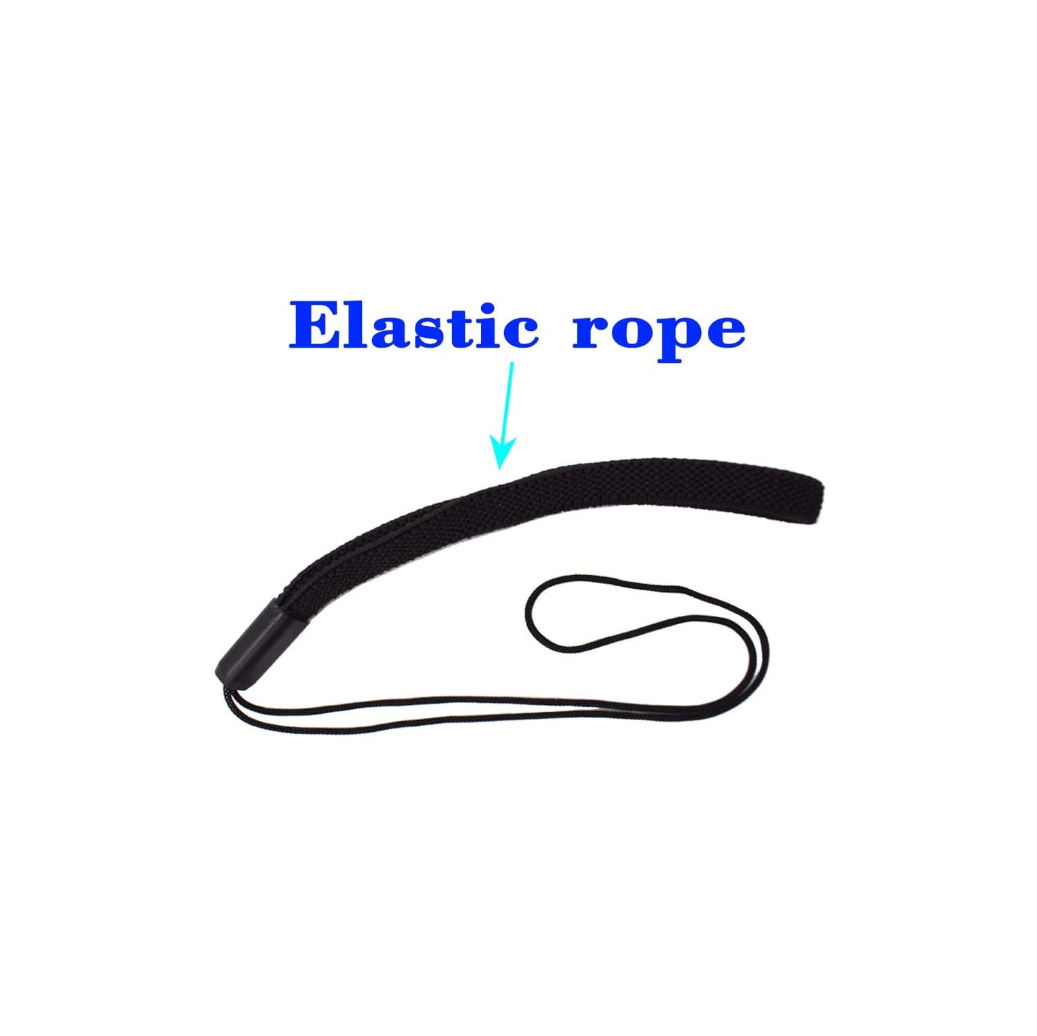 5 Pack Elastic Lens Cap Keeper Lens Cover Leash Prevent Lens Cap Lost Compatible with Canon/Nikon/Sony/Fujifilm/Olympus/Panasonic DSLR SLR Camera and