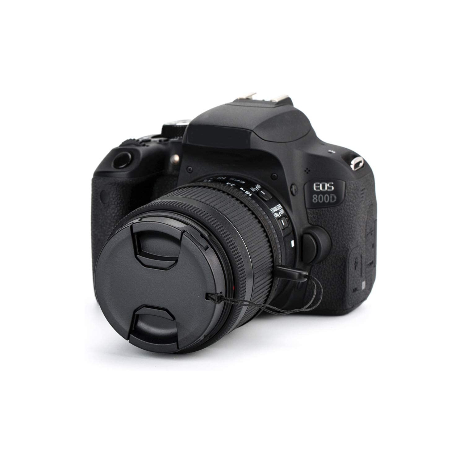 2 Pack 58mm Front Lens Cap Cover for Canon EOS Rebel T7 T6 T5 T8i T7i T6s T6i T5i T4i T3i SL1 SL2 SL3 with 18-55mm Kit Lens,Fujifilm XF 18-55mm/XC