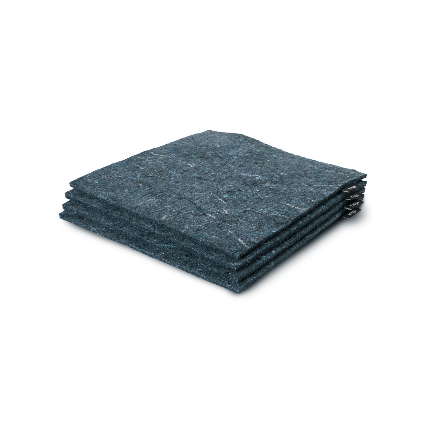 ETHICA Recycled square felt trivets – Set of 4