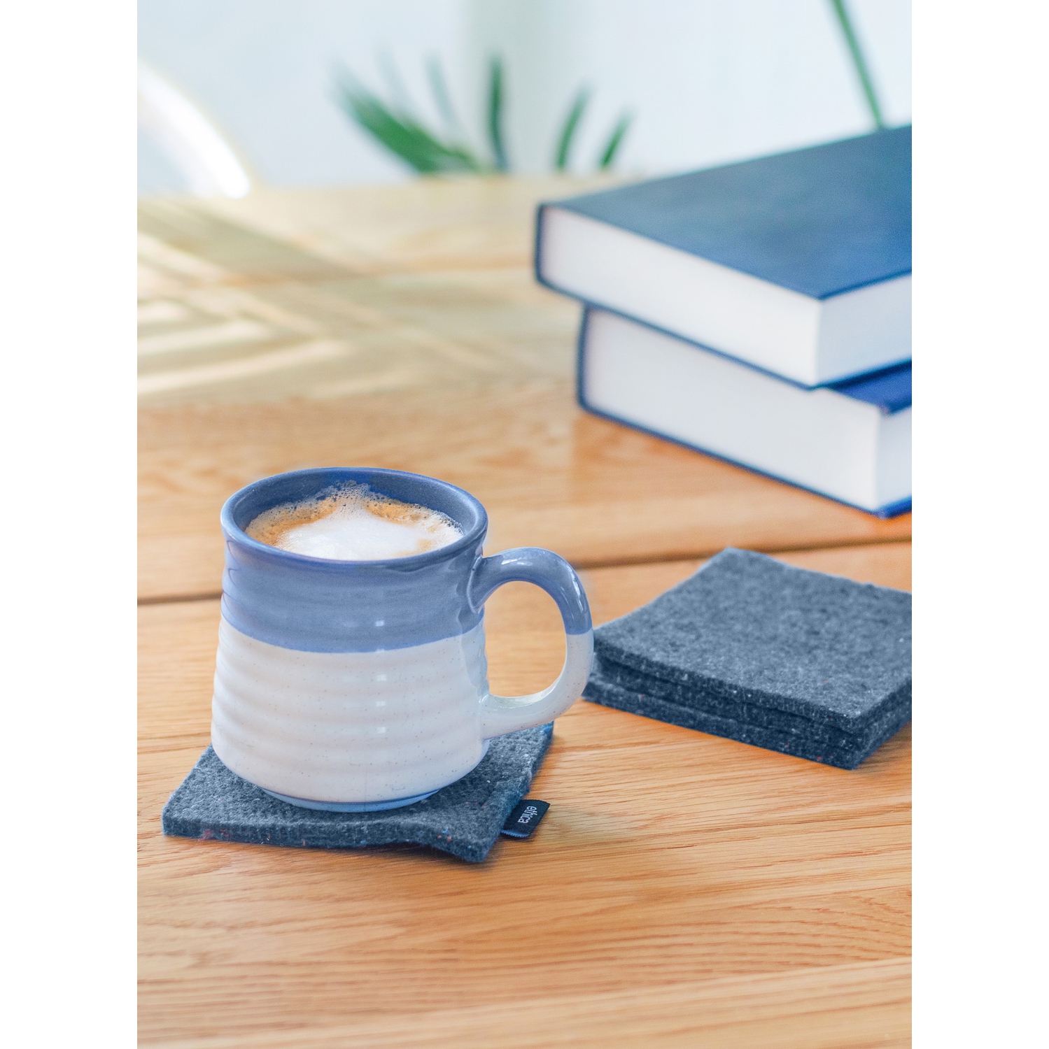 ETHICA Set of 4 felt coasters