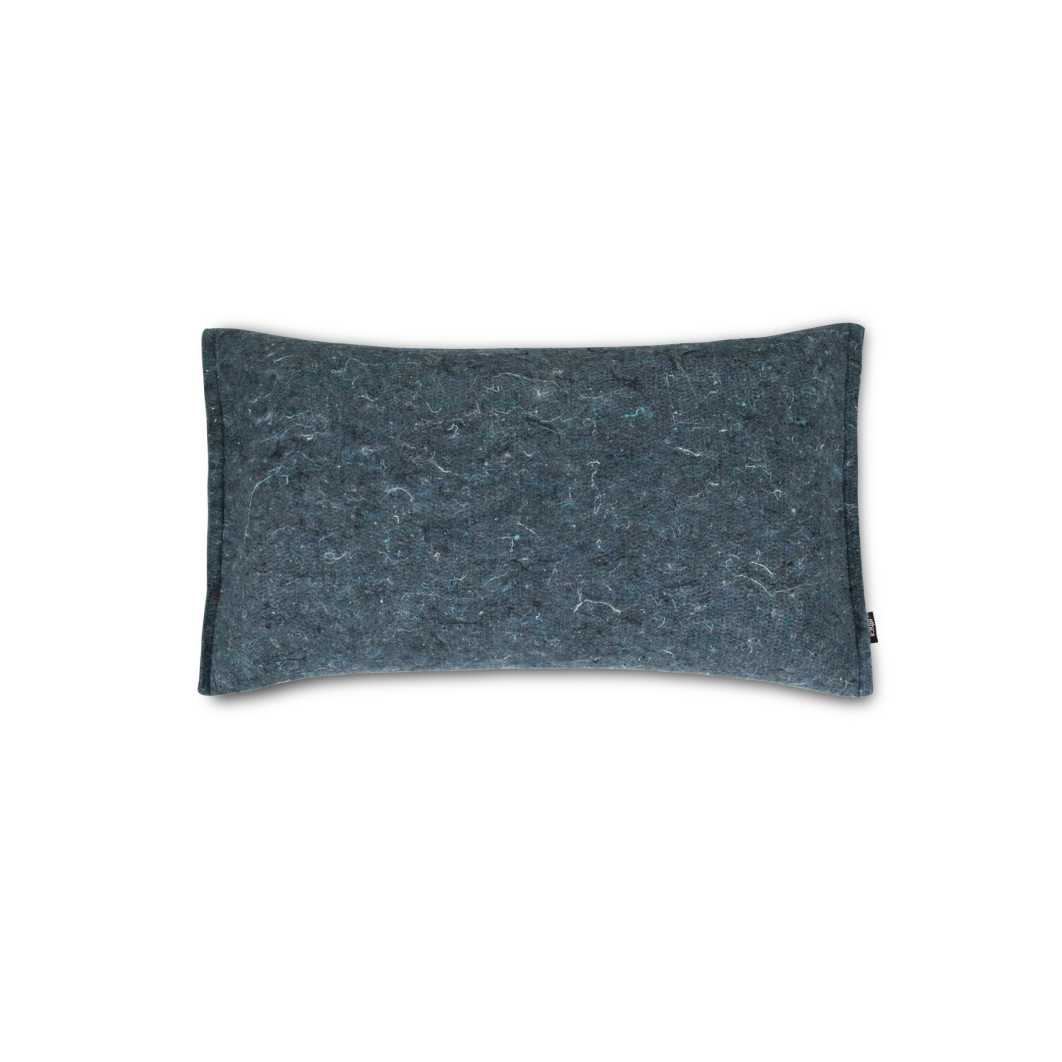 ETHICA Recycled felt rectangular cushion - Blue
