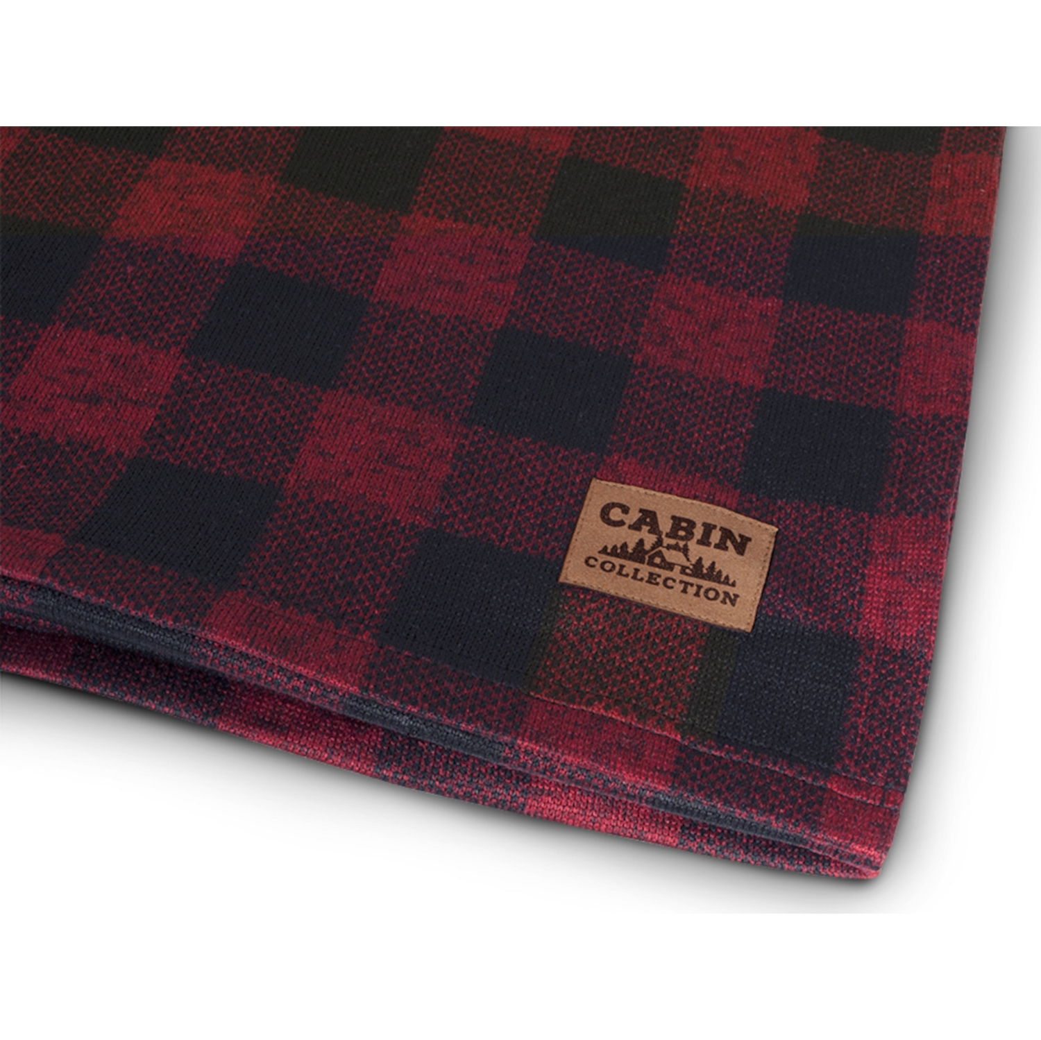 INITIAL Plaid blanket