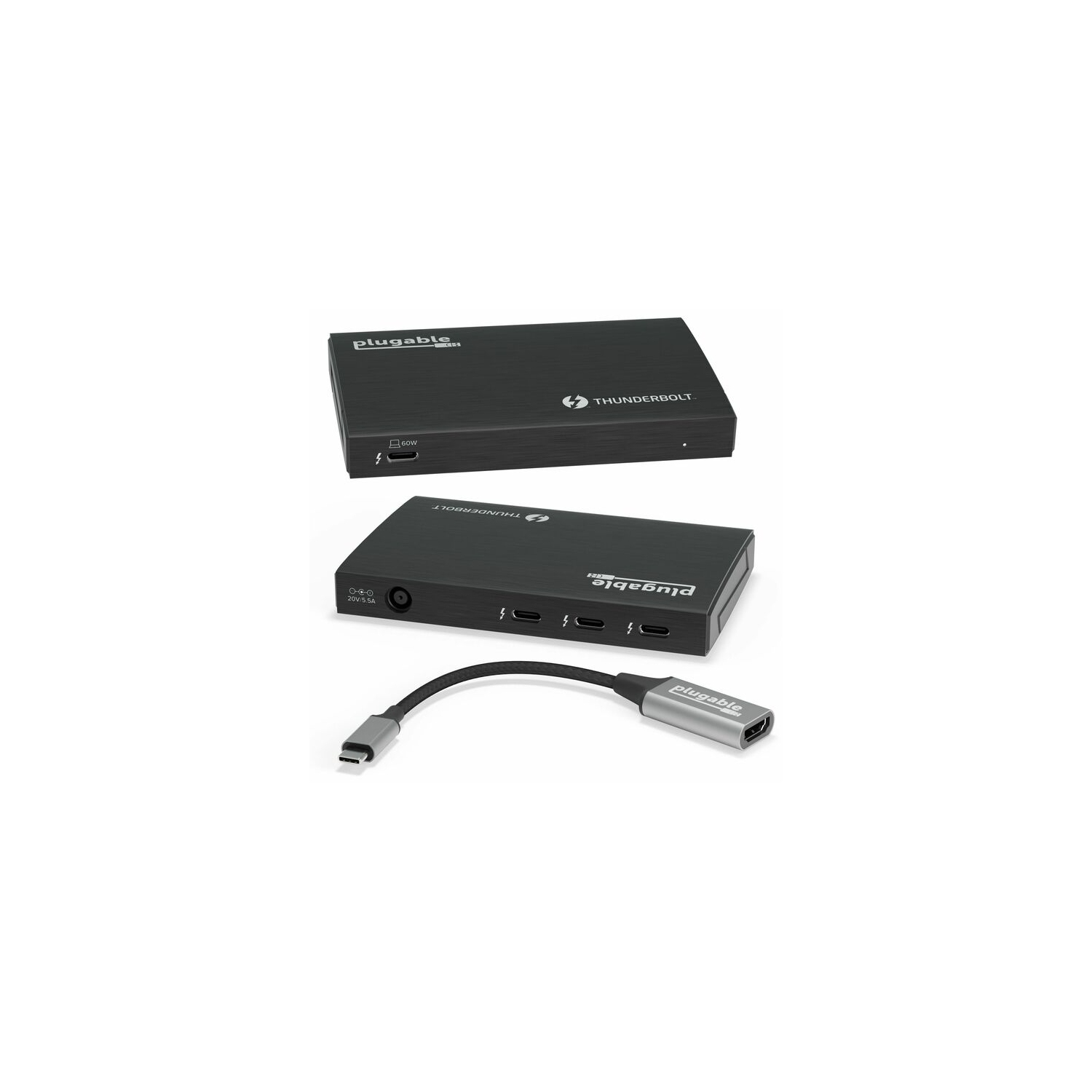 Plugable 4-Port Thunderbolt 4 Hub