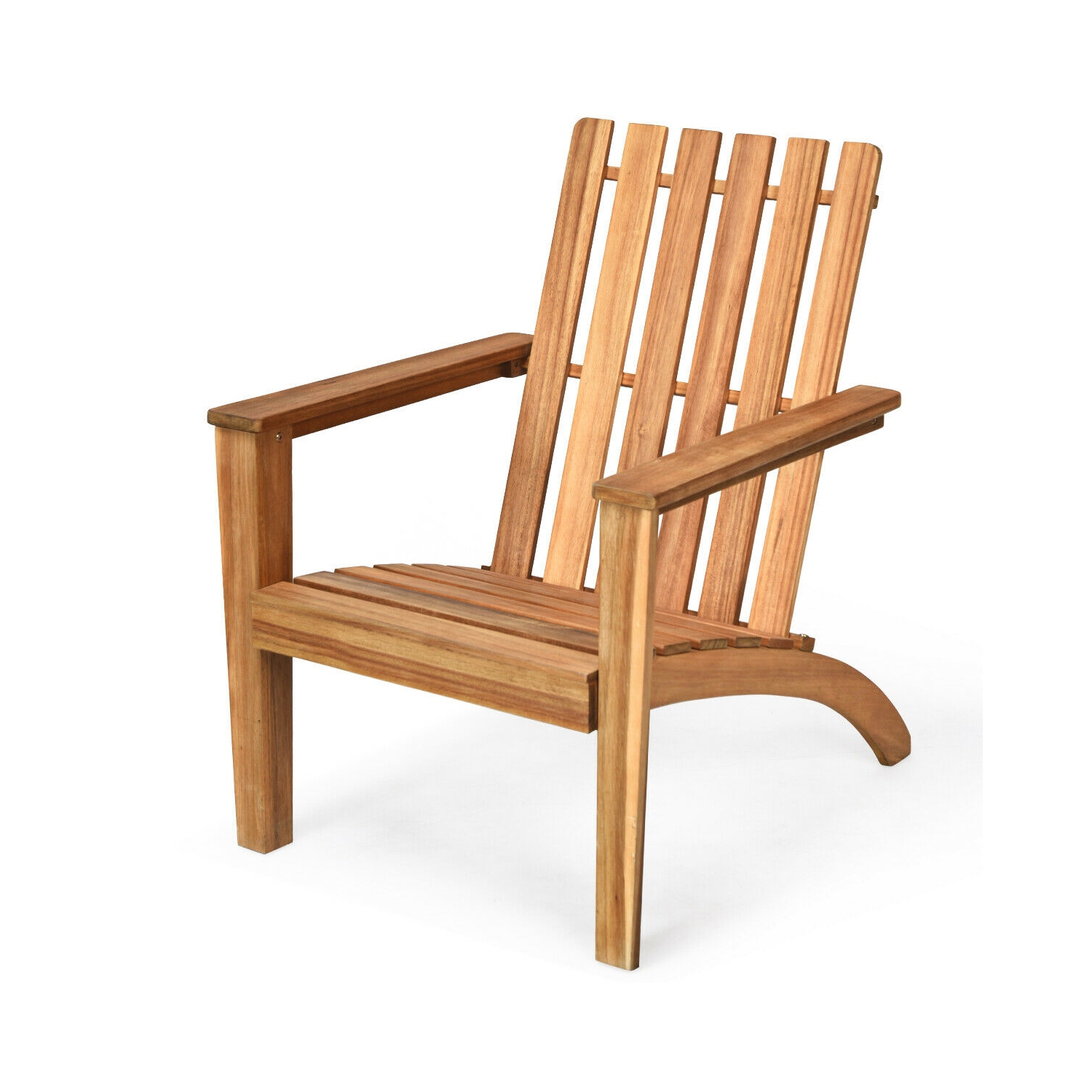 Patio Durable Patio Fauteuil long Adirondack en bois d'acacia