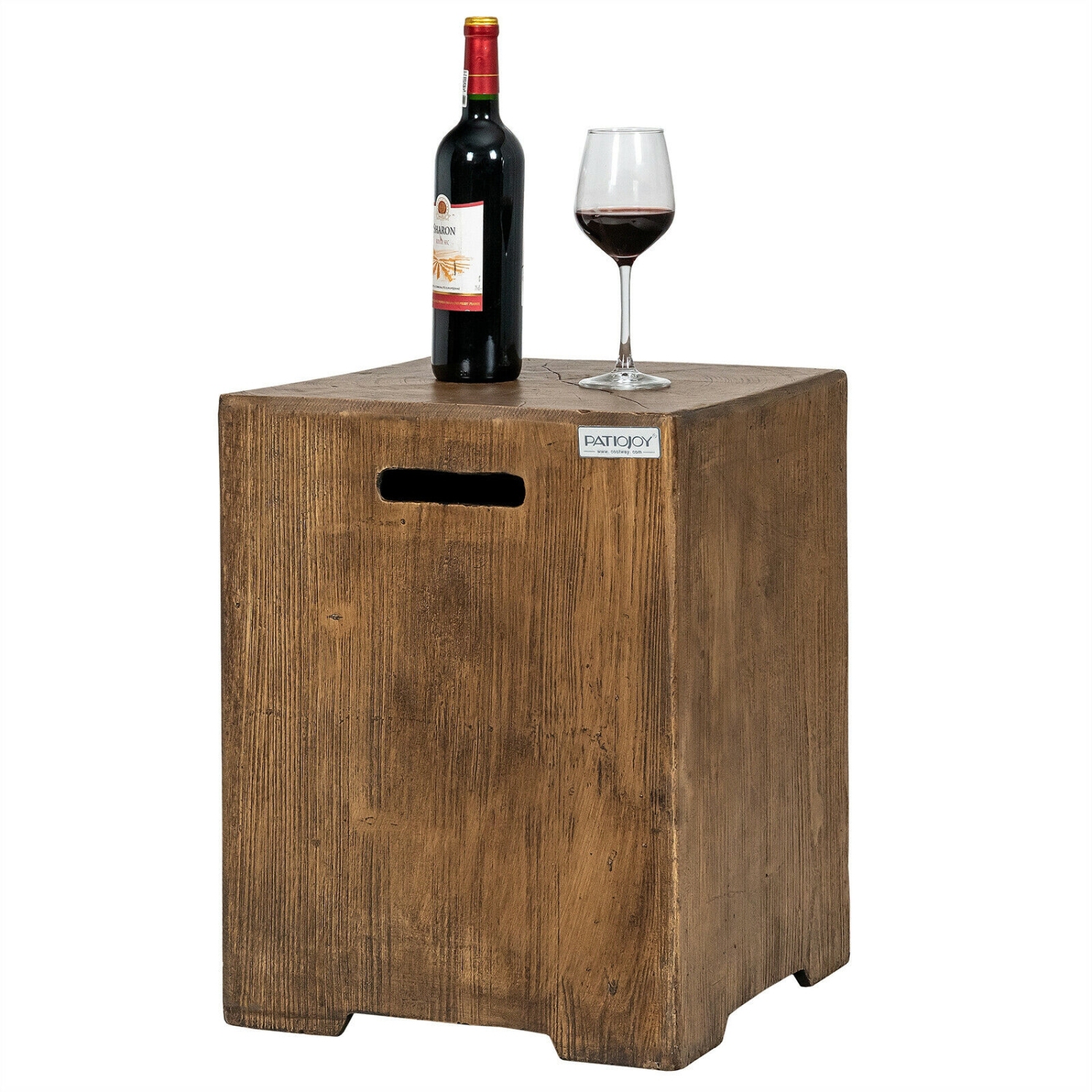 Housse de table extérieure escamotable de 16 po pour réservoir de propane standard de 20 LB-B