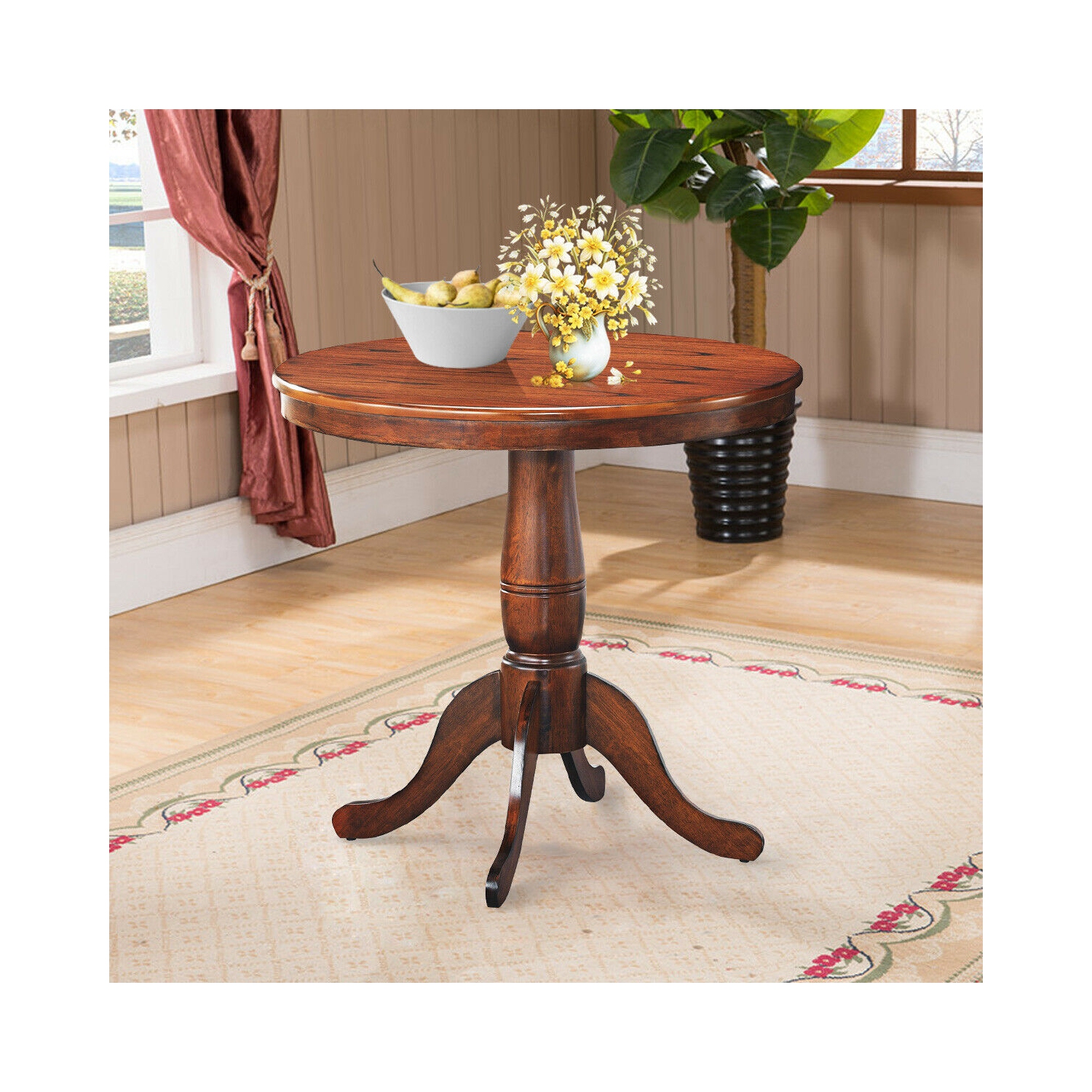 32 Inch Round Pedestal Dining Table