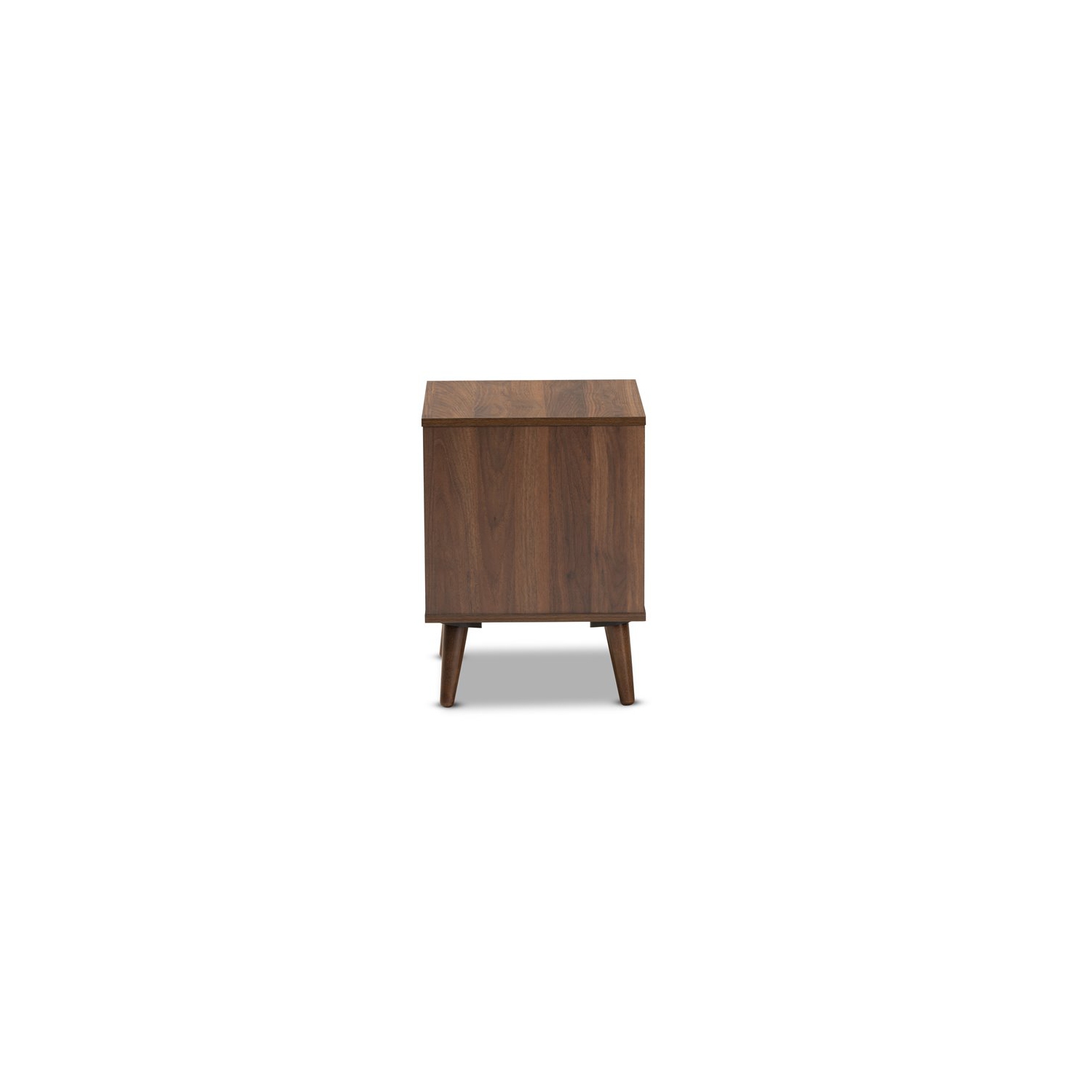 Baxton Studio Sami Brown Finished Wood End Table