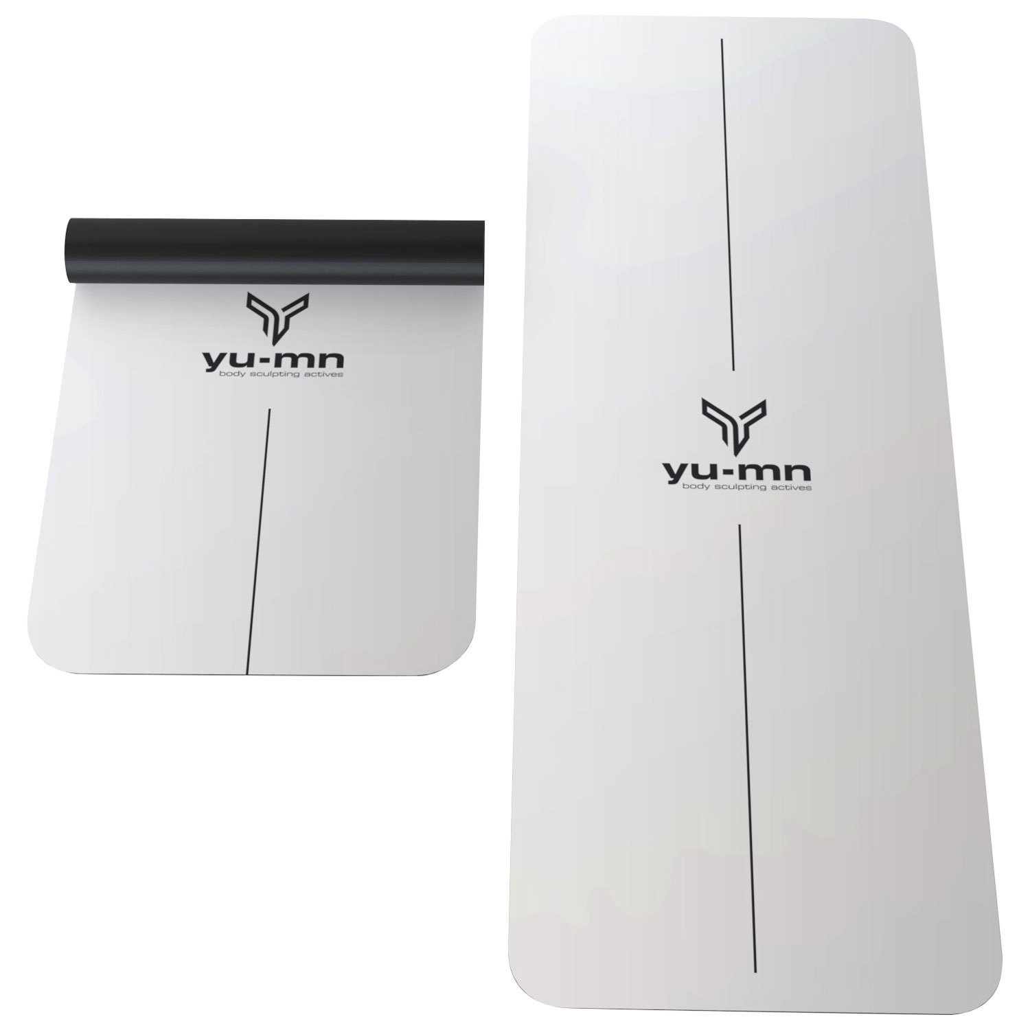 Tapis de yoga Pro de Yu-mn - 6 mm - Noir