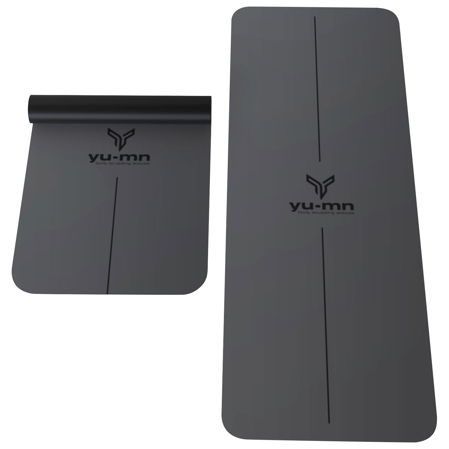 Tapis de yoga Pro de Yu-mn - 6 mm - Noir