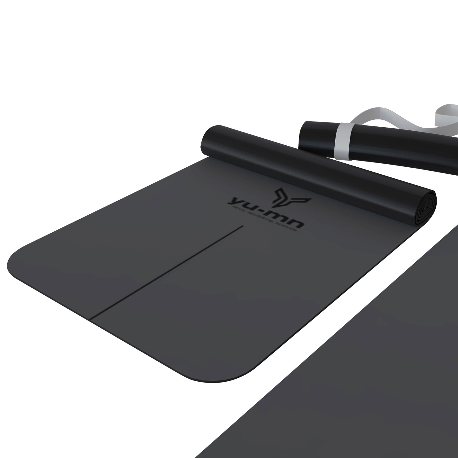 Tapis de yoga Pro de Yu-mn - 6 mm - Noir