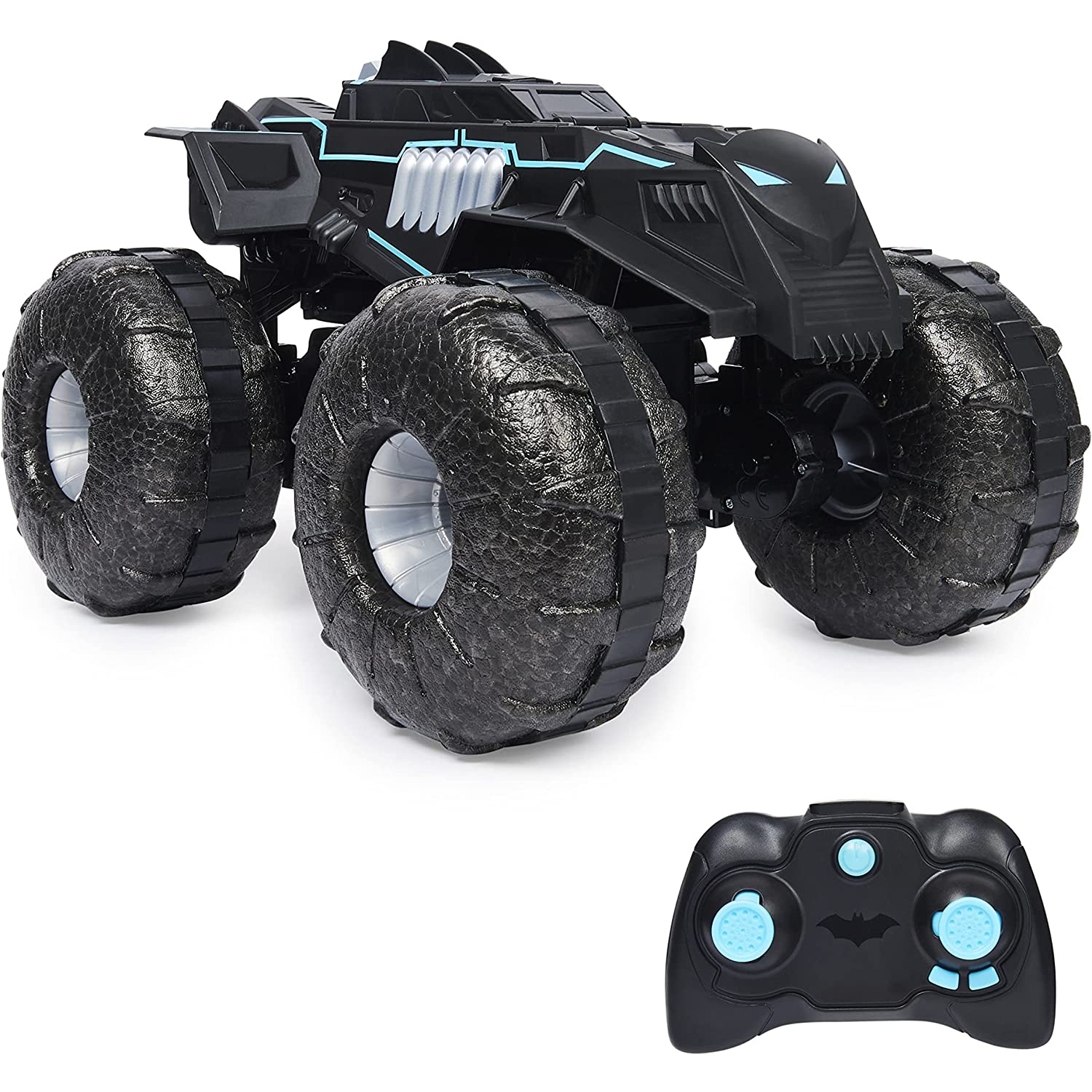 dc comics Batman, All-Terrain Batmobile Remote Control Vehicle, Water-Resistant Batman Toys for Boys Aged 4 and Up