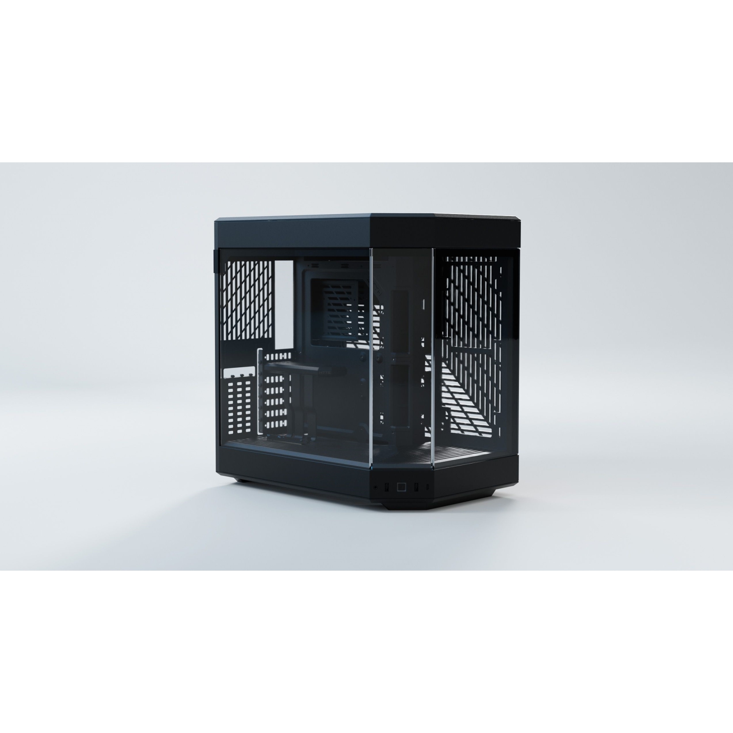 HYTE Case CS-HYTE-Y60-B MidTower ATX verre trempé format détail