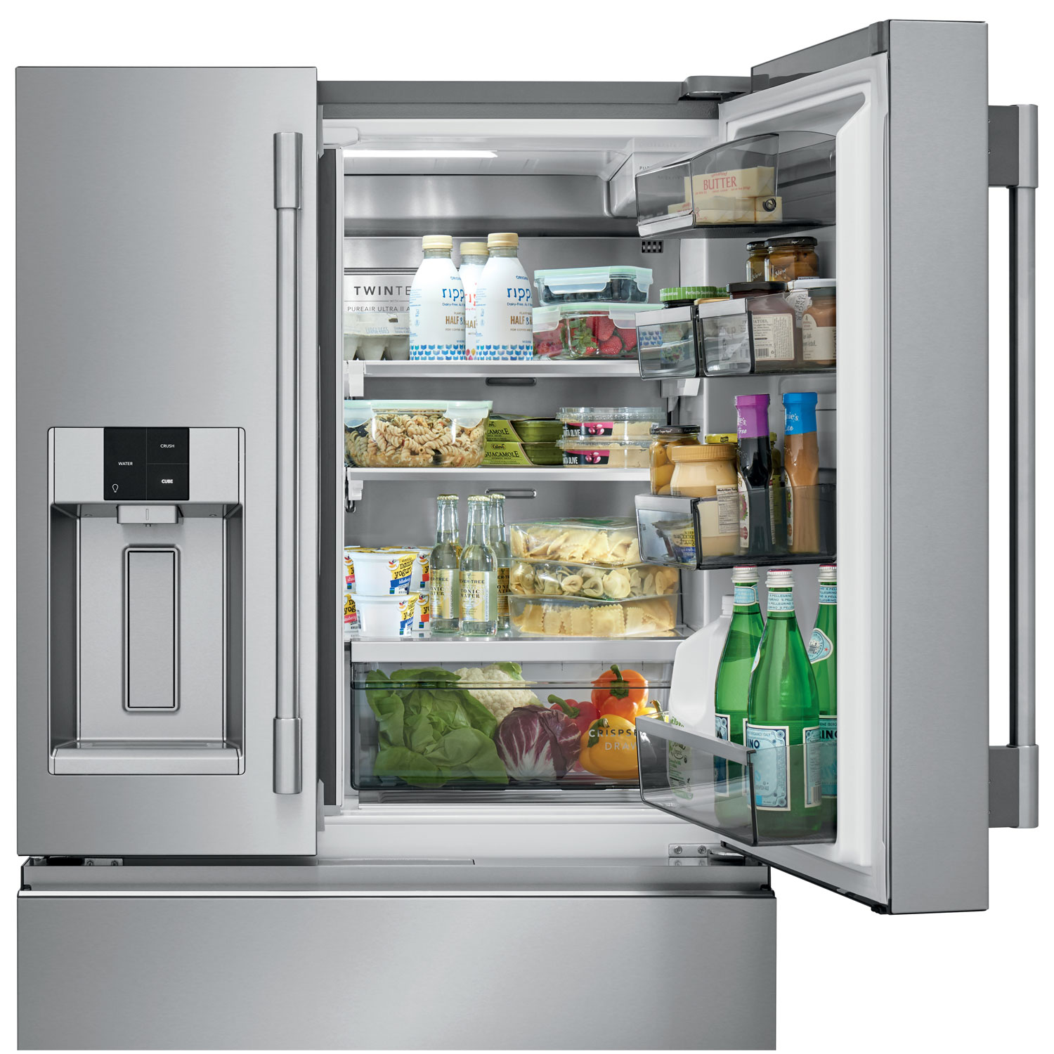 Frigidaire Pro 36" French Door Refrigerator w/ Water & Ice Dispenser -Stainless Steel