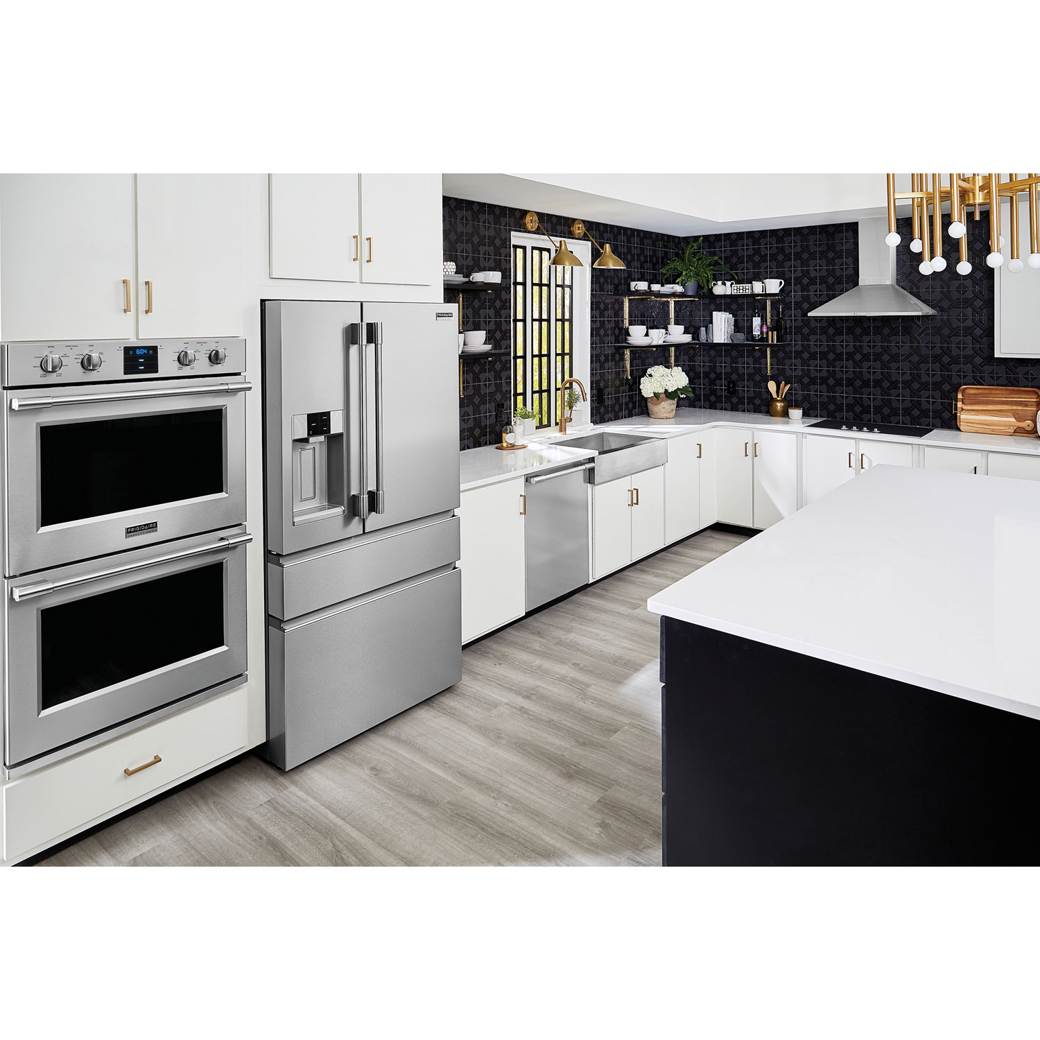 Frigidaire Pro 36" French Door Refrigerator w/ Water & Ice Dispenser -Stainless Steel