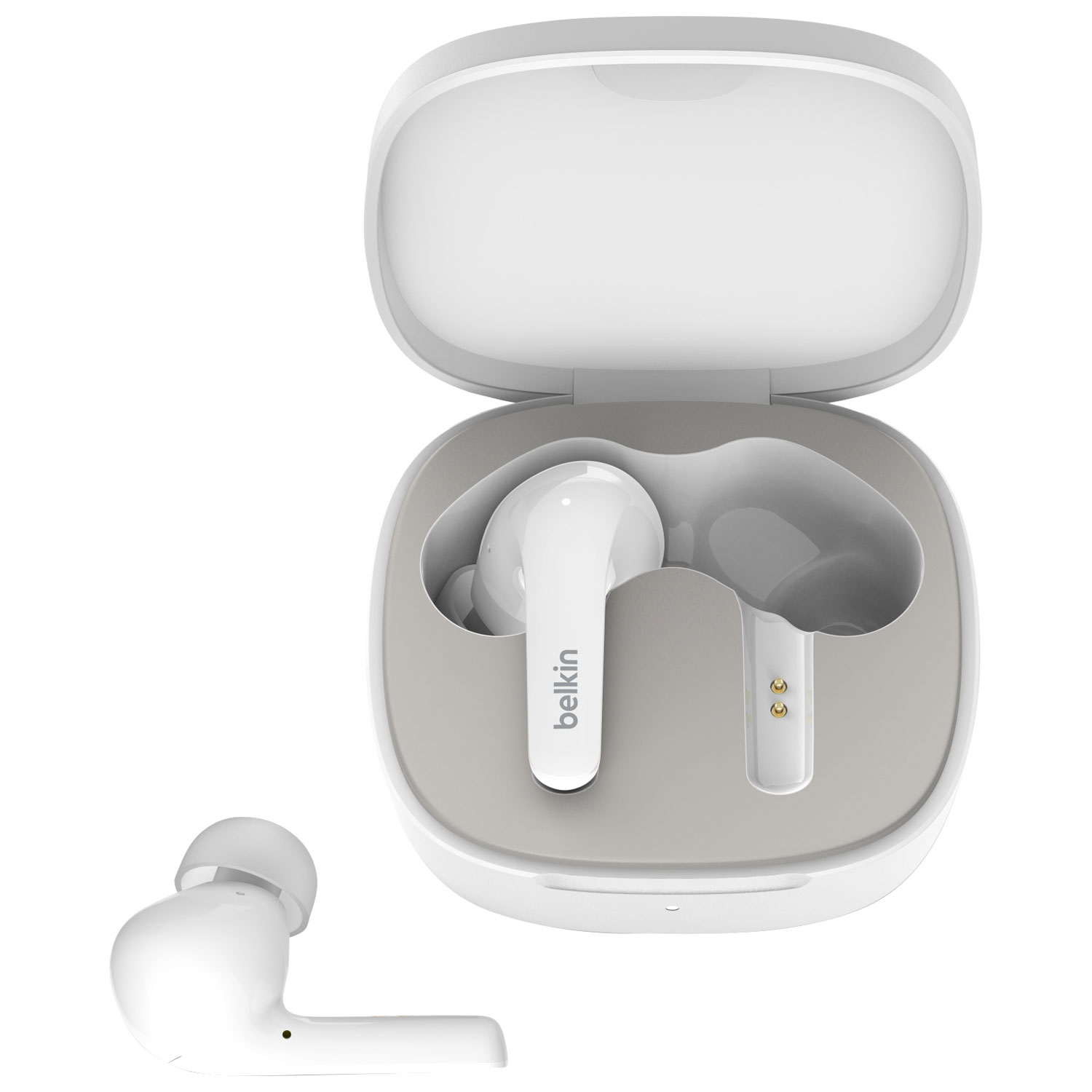 Belkin SoundForm Flow In-Ear Noise Cancelling True Wireless Earbuds - White