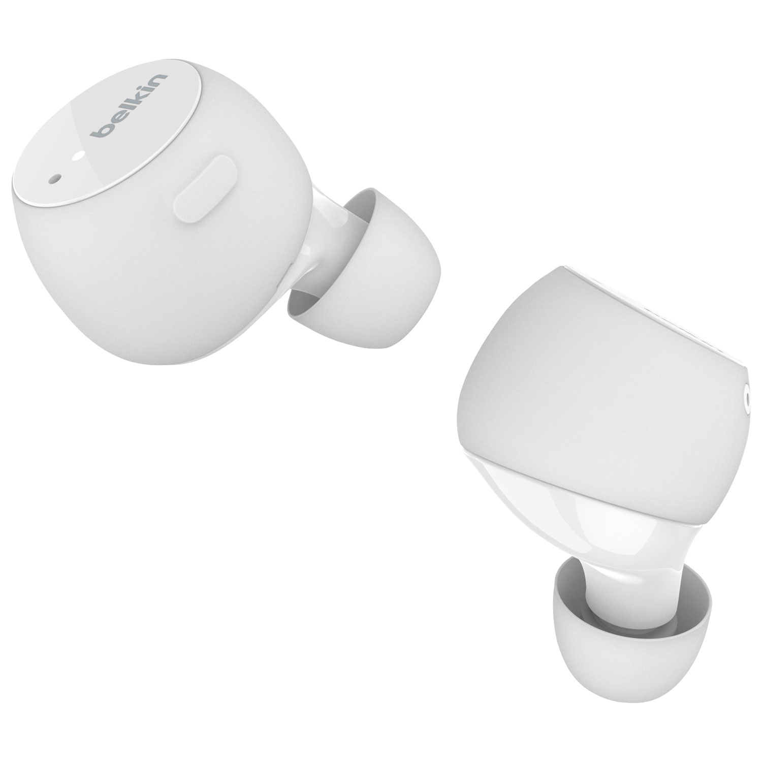 Écouteurs boutons 100 % sans fil à suppression du bruit SoundForm Immerse de Belkin - Blanc