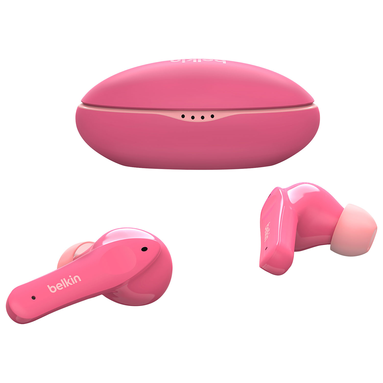 Belkin SoundForm Nano In-Ear Sound Isolating Truly Wireless Kids Headphones - Pink