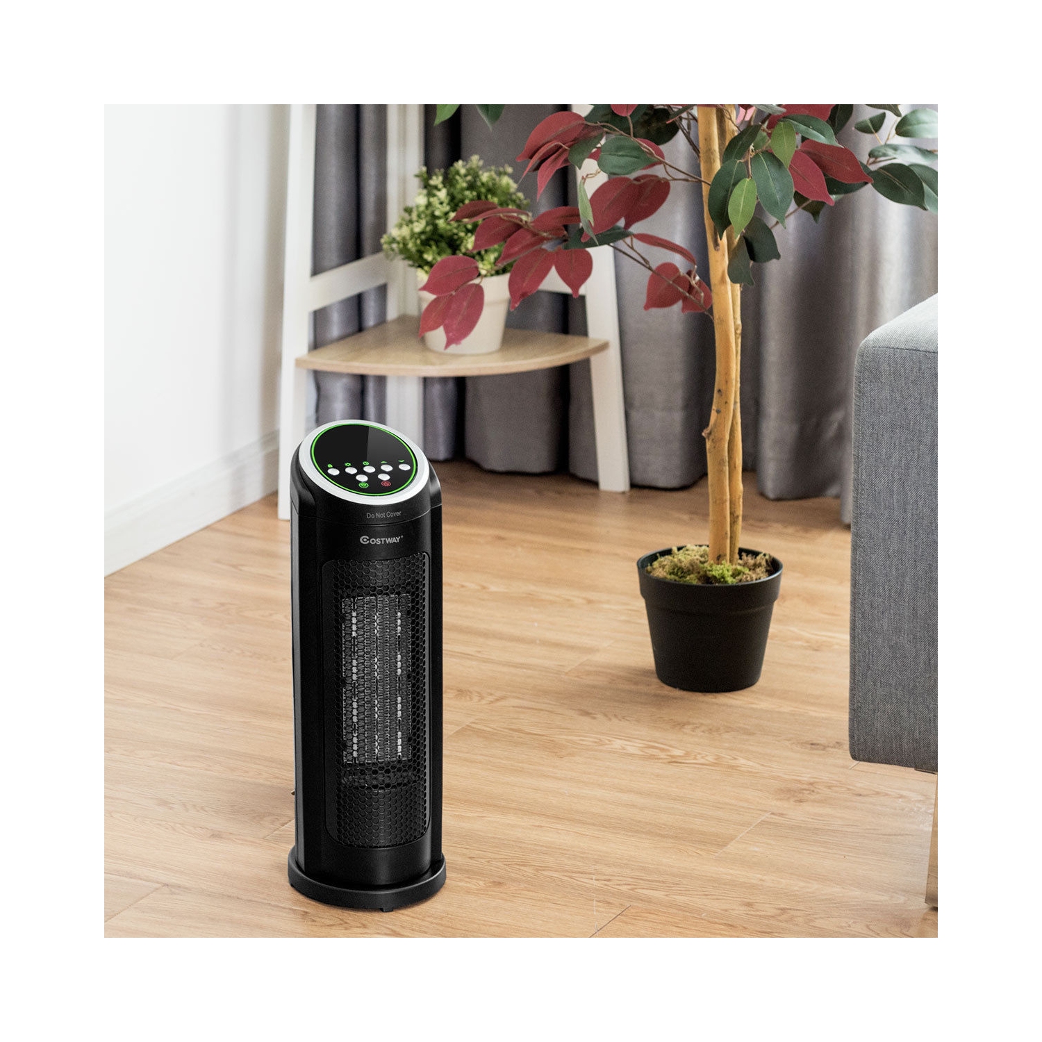 1500 W LED Portable Oscillating PTC Ceramic Space Heater