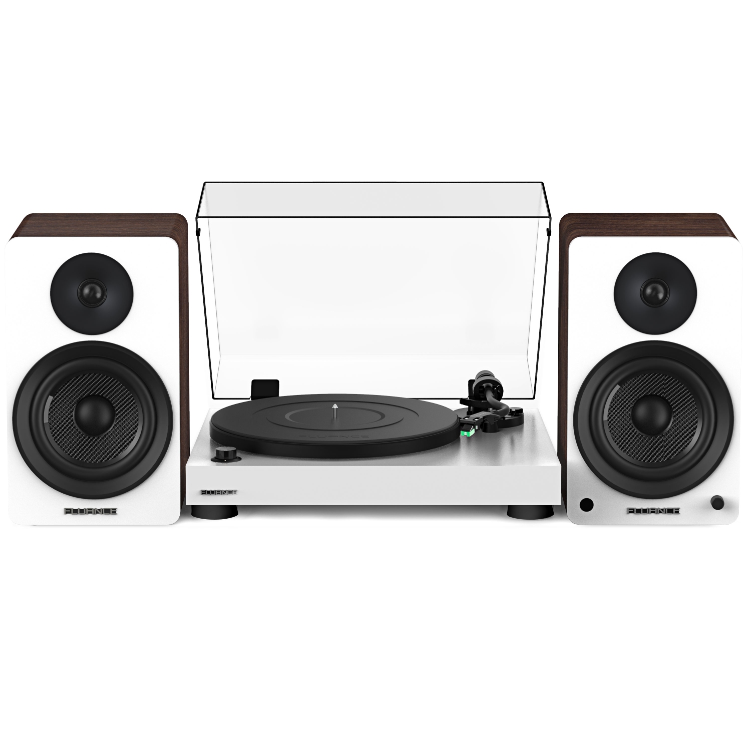 Fluance RT81 Elite High Fidelity Vinyl Turntable and Ai61 Powered 6.5" Stereo Bookshelf Speakers