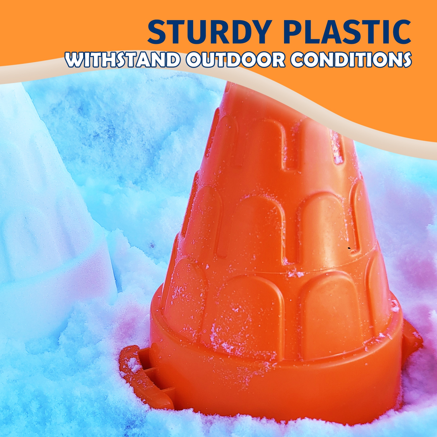 PRISP Snow and Sand Mould - Conical Tower Maker