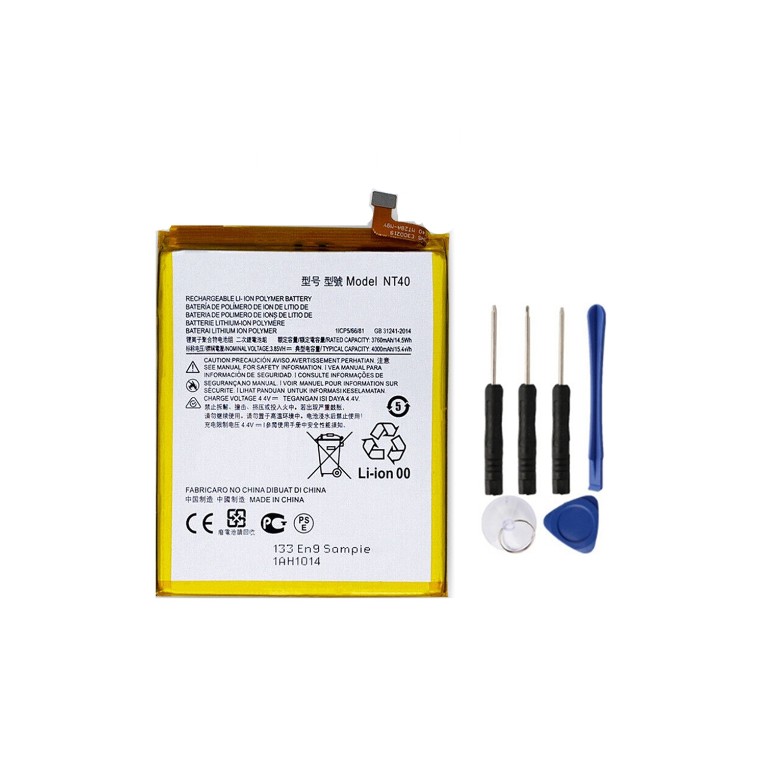 Replacement Battery & Repair Tools Compatible for Motorola Moto G Pure 2021,XT2163, NT40