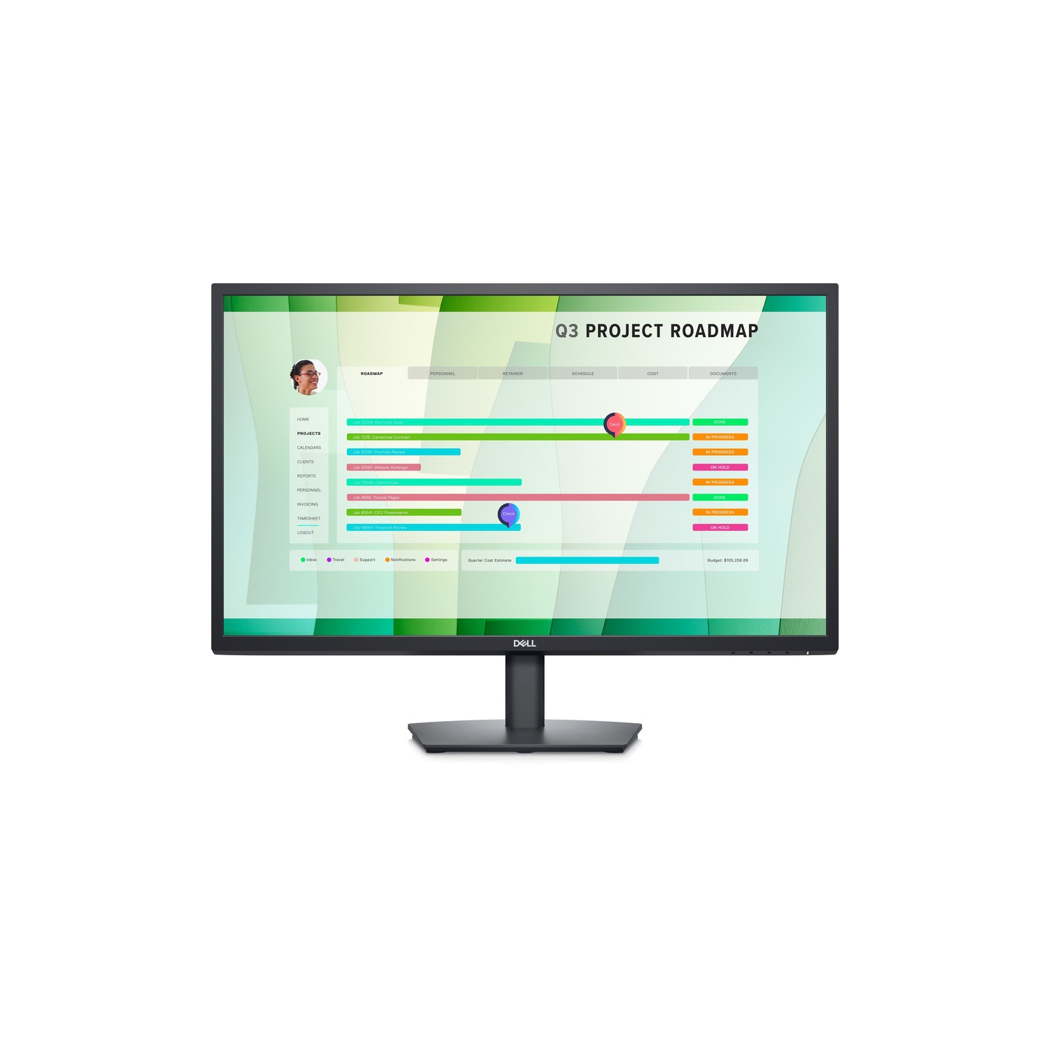 Dell E2723HN 27" WLED FHD 60Hz VGA HDMI Black Monitor